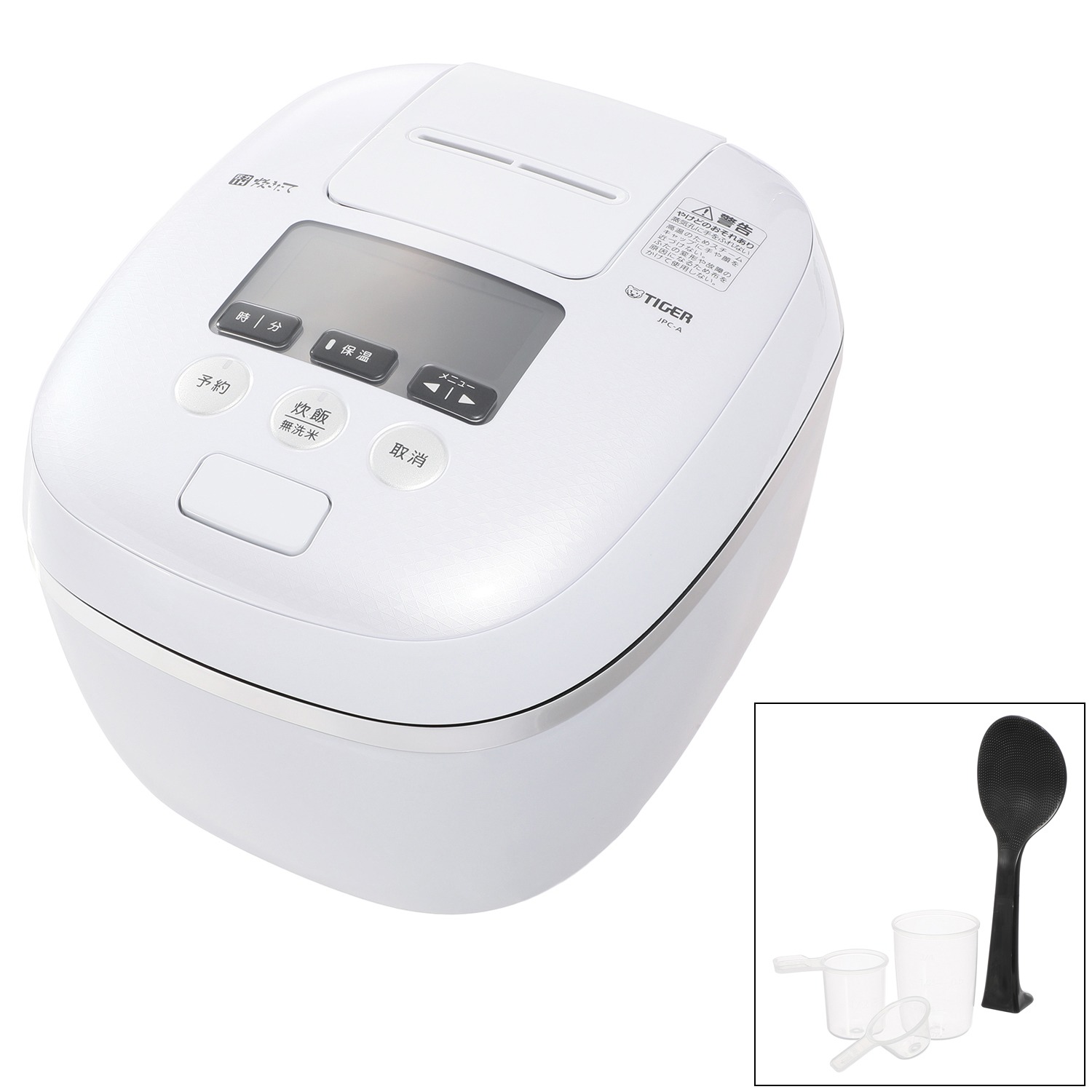 ＜５．５合＞ タイガー 熱流＆熱封 土鍋コーティング 圧力ＩＨ炊飯ジャー “炊きたて”