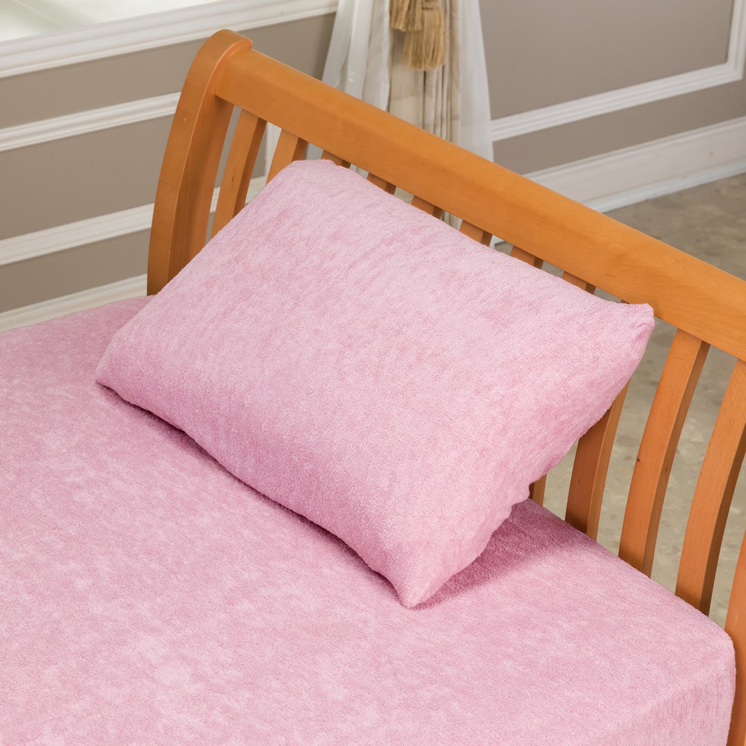 西川 吸湿発熱でぽかぽか 縦横のびのびでピッタリ！ イージーフィット ピローシーツ “ホットパイル” 同色２枚組 