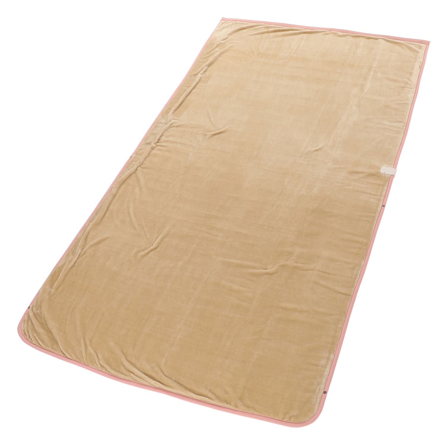 ＜セミダブル＞足元ぽかぽか＆ふんわりなめらか！ 贅沢２枚合わせ フランネル電気毛布 掛け・敷き兼用タイプ 