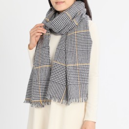 ジュレピ グレンチェック柄 ストール
