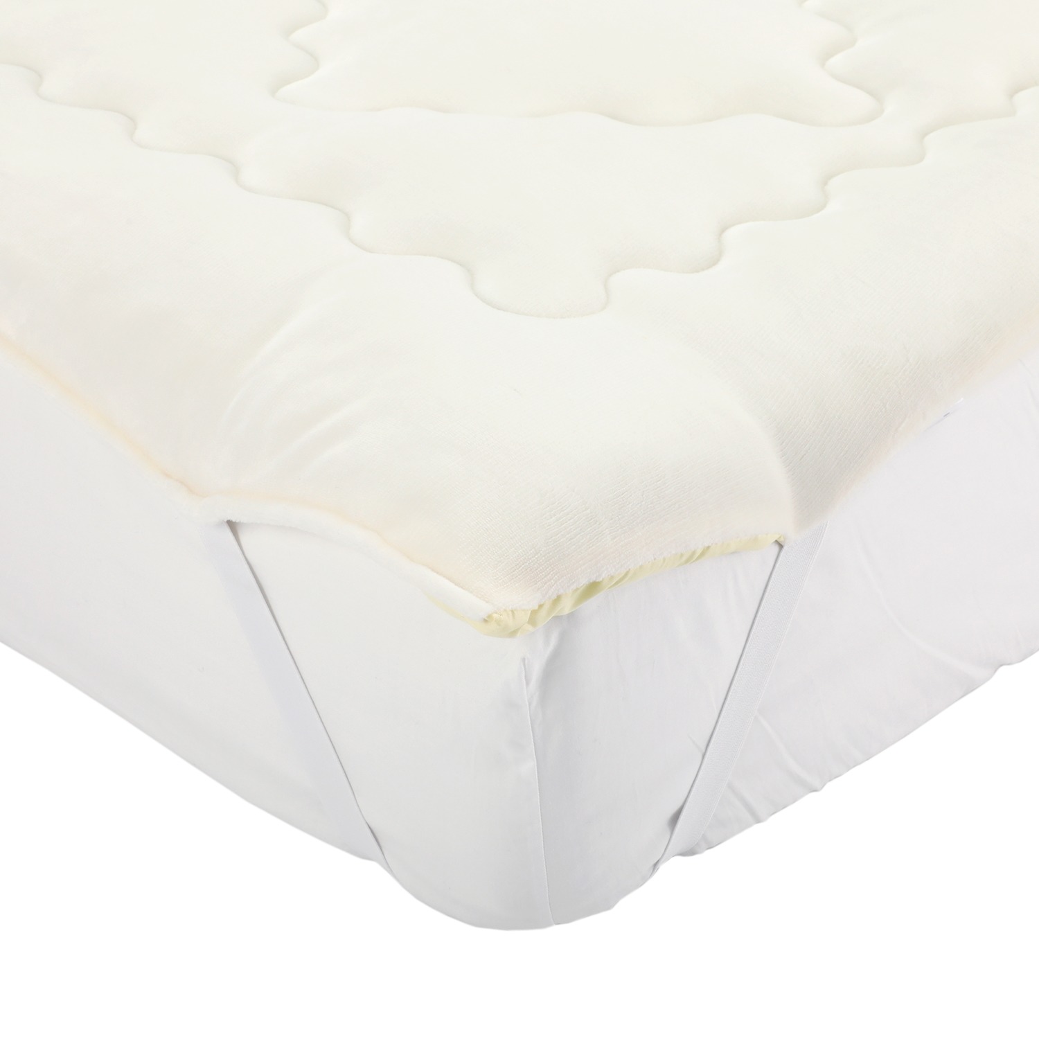 ＜セミダブル＞ 西川 高密度毛布生地の とろける肌触り！ ふんわり敷きパッド