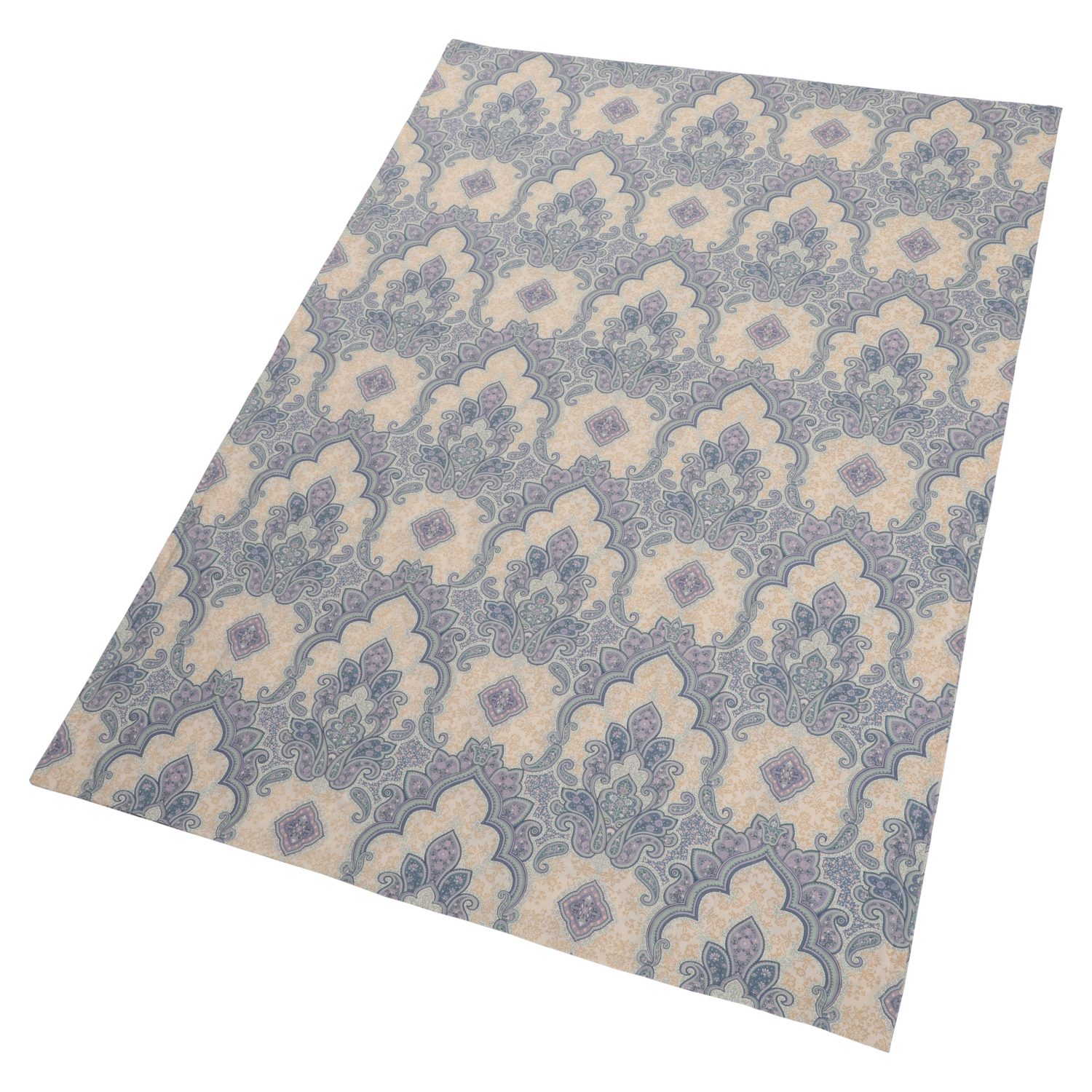 ＜シングル＞ 西川 羽毛ふとんにおすすめ！ 両サイドファスナーで 出し入れらくらく コットン１００％ 掛けふとんカバー 