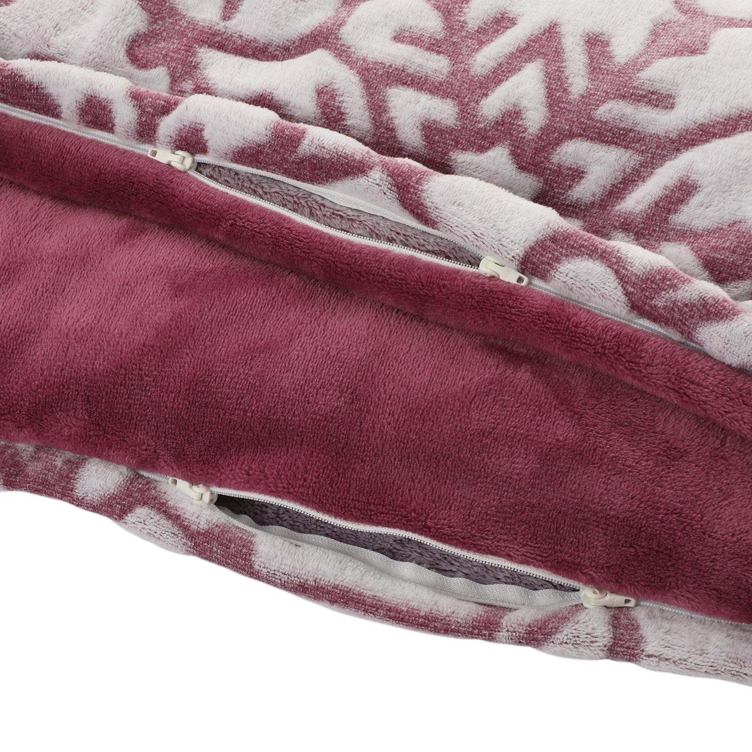 ＜セミダブル＞ 西川 毛布とカバーの１枚２役！ ぽかぽかとろける マイクロファータッチ 毛布いらずの掛けカバー 