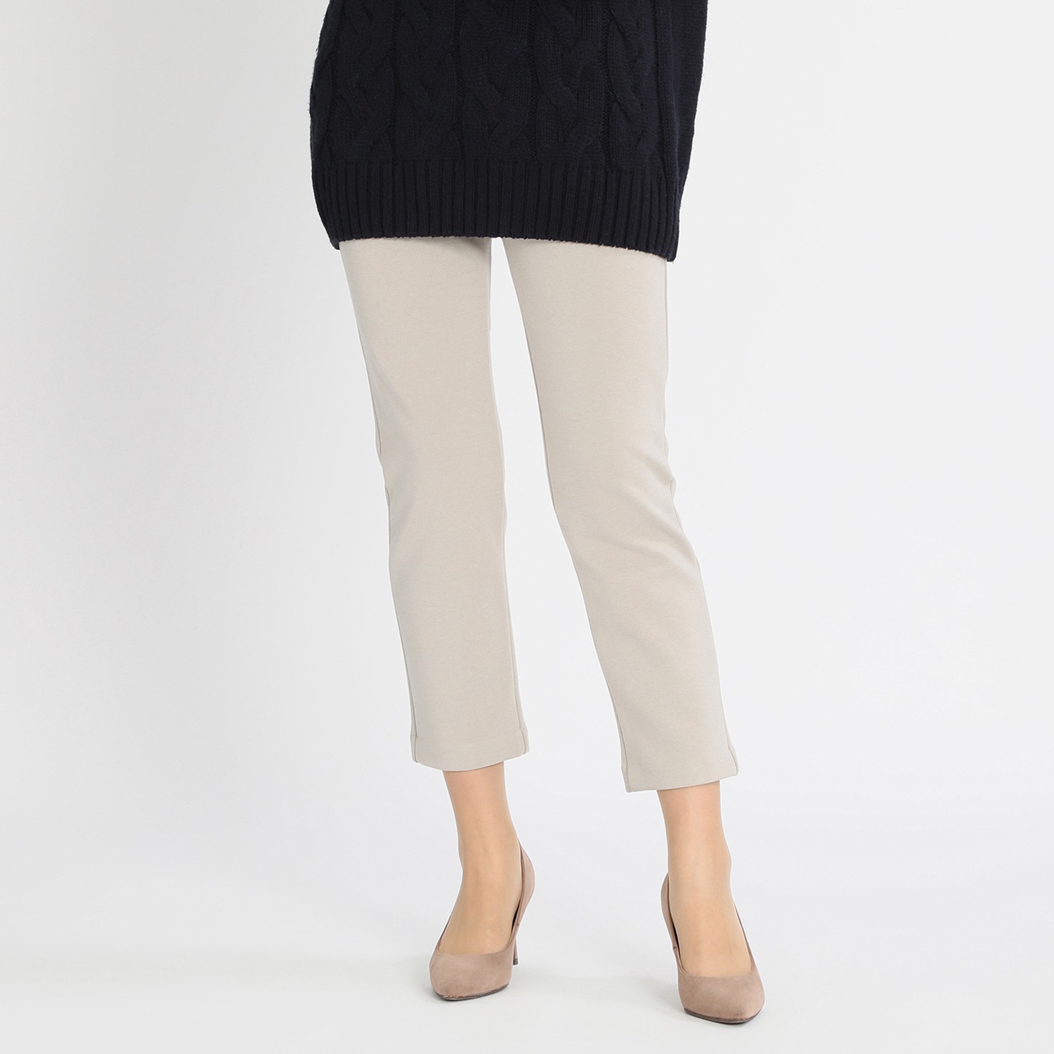 ＜股下６５ｃｍ＞ 上質ごこち 裏起毛 ゆるやかスリムパンツ