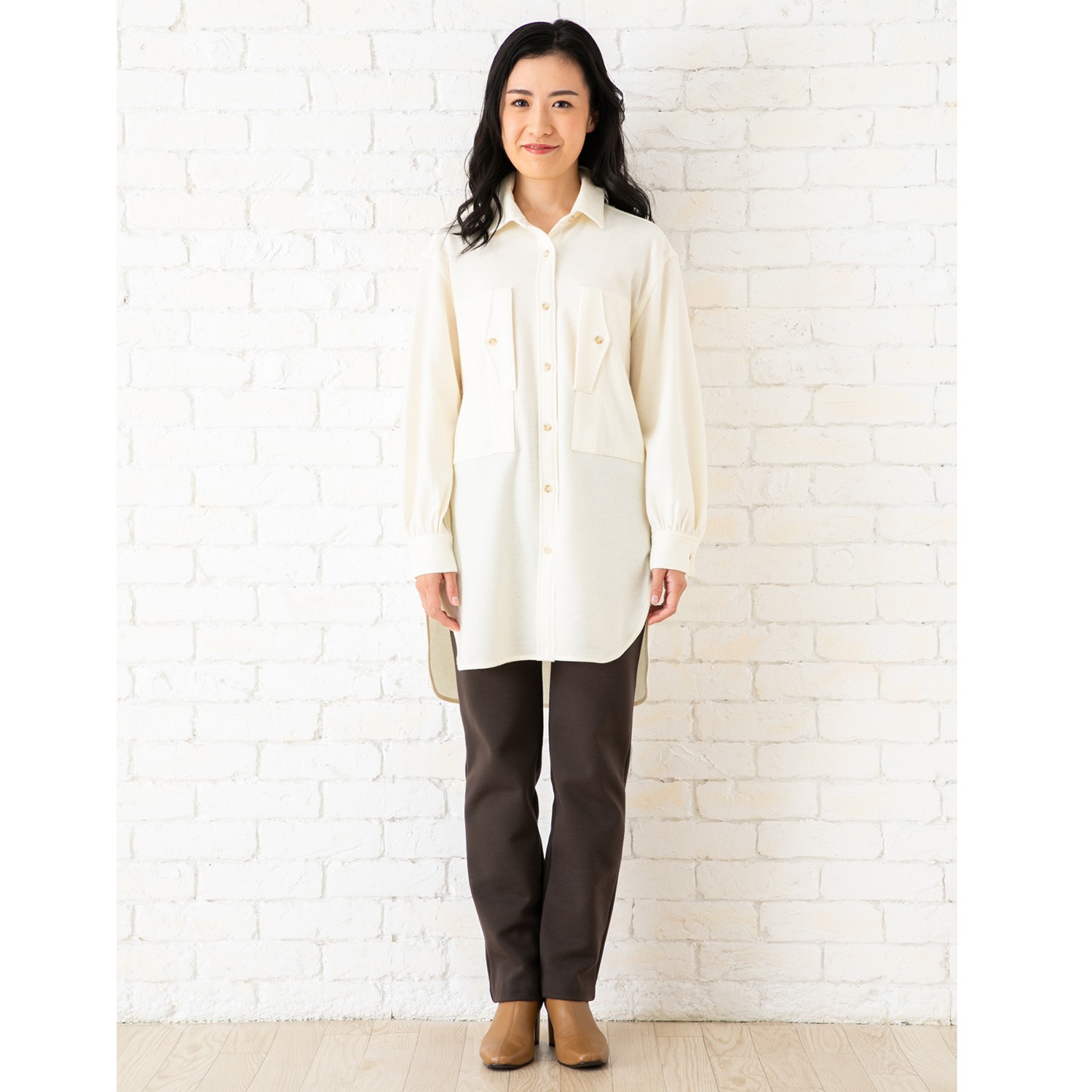 ＜股下７０ｃｍ＞ 上質ごこち 裏起毛 ゆるやかスリムパンツ