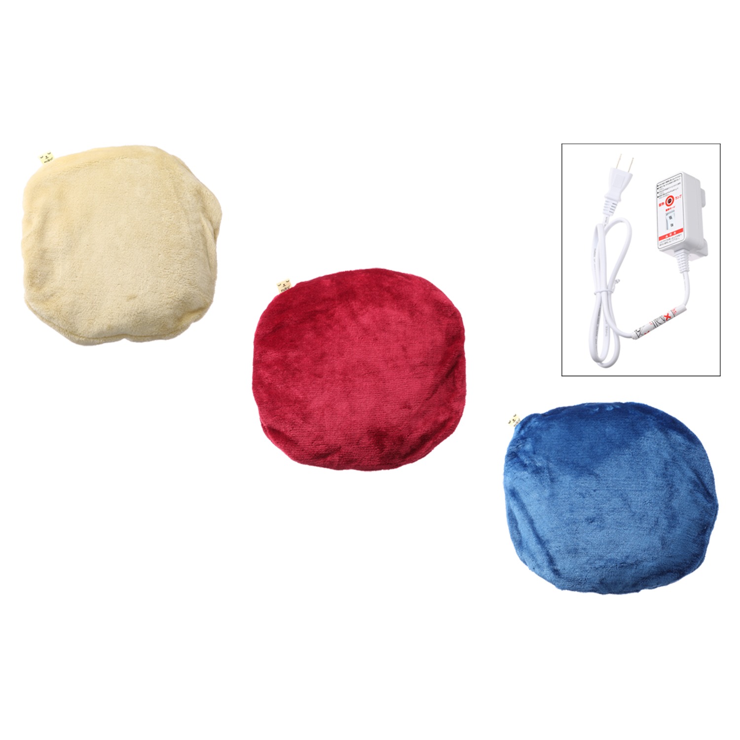 お好みの色が２色選べる！ ふんわりとろとろ フランネルカバー付 蓄熱式湯たんぽ ２個セット