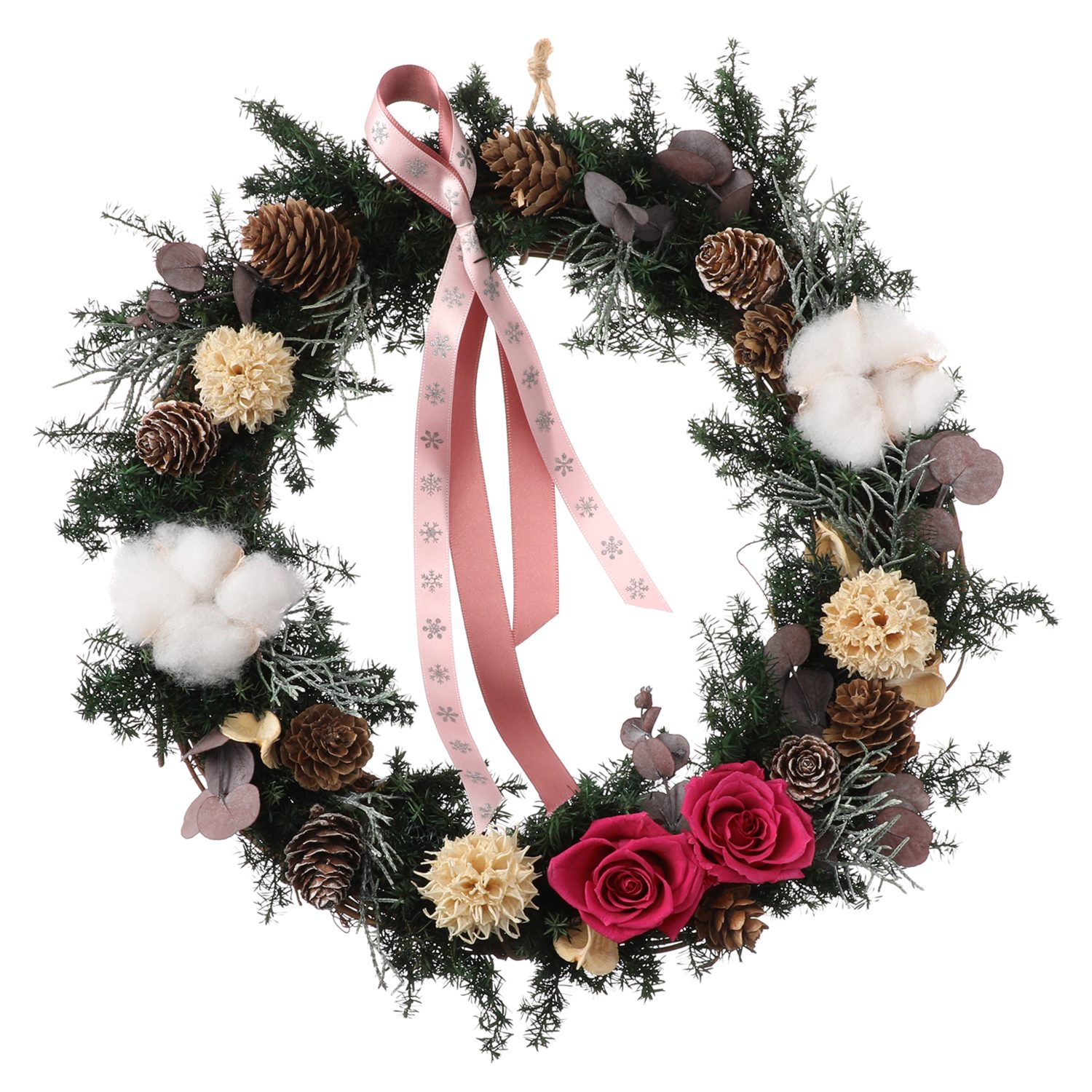 Hd限定 クリスマスリース ピンク 美しいネイルトレンド