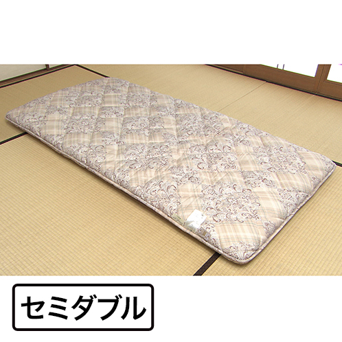 ＜セミダブル＞
西川
３つの硬さで腰がラク！
軽量！トリプルタッチ
防ダニ生地の体圧分散敷きふとん
