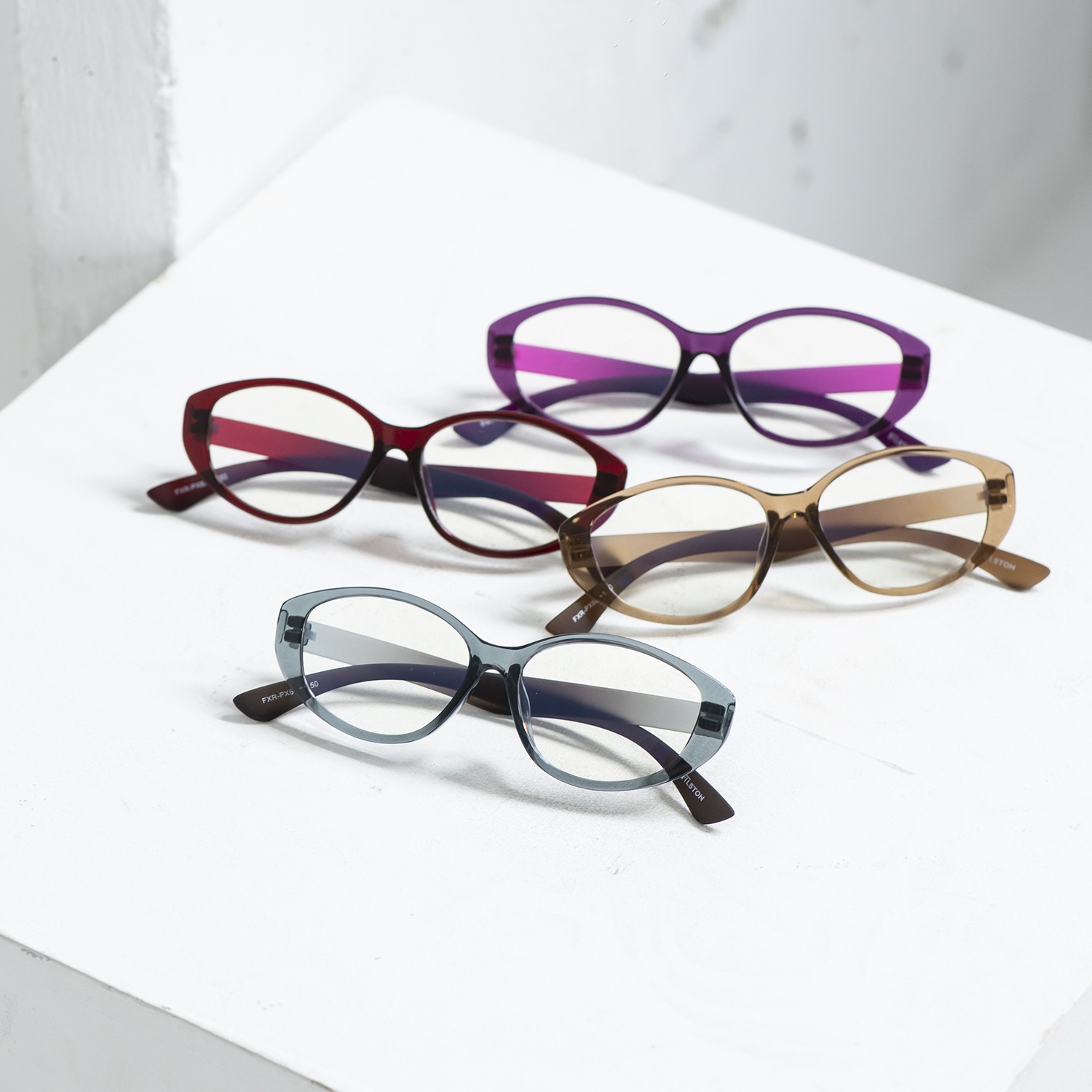 フィルストン プレミアムリーダー ＵＶ＆ブルーライトカット グラマラスフレーム リーディンググラス