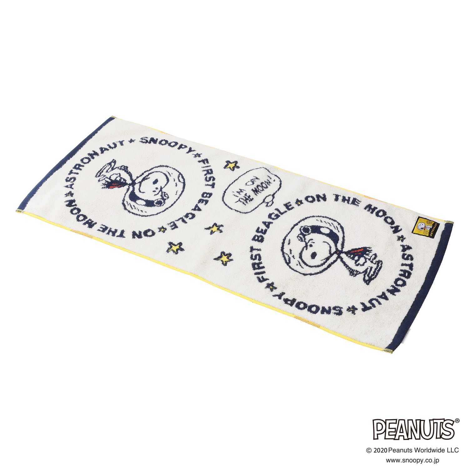 西川 スヌーピー “アストロノーツ” コットンタオル４枚セット
