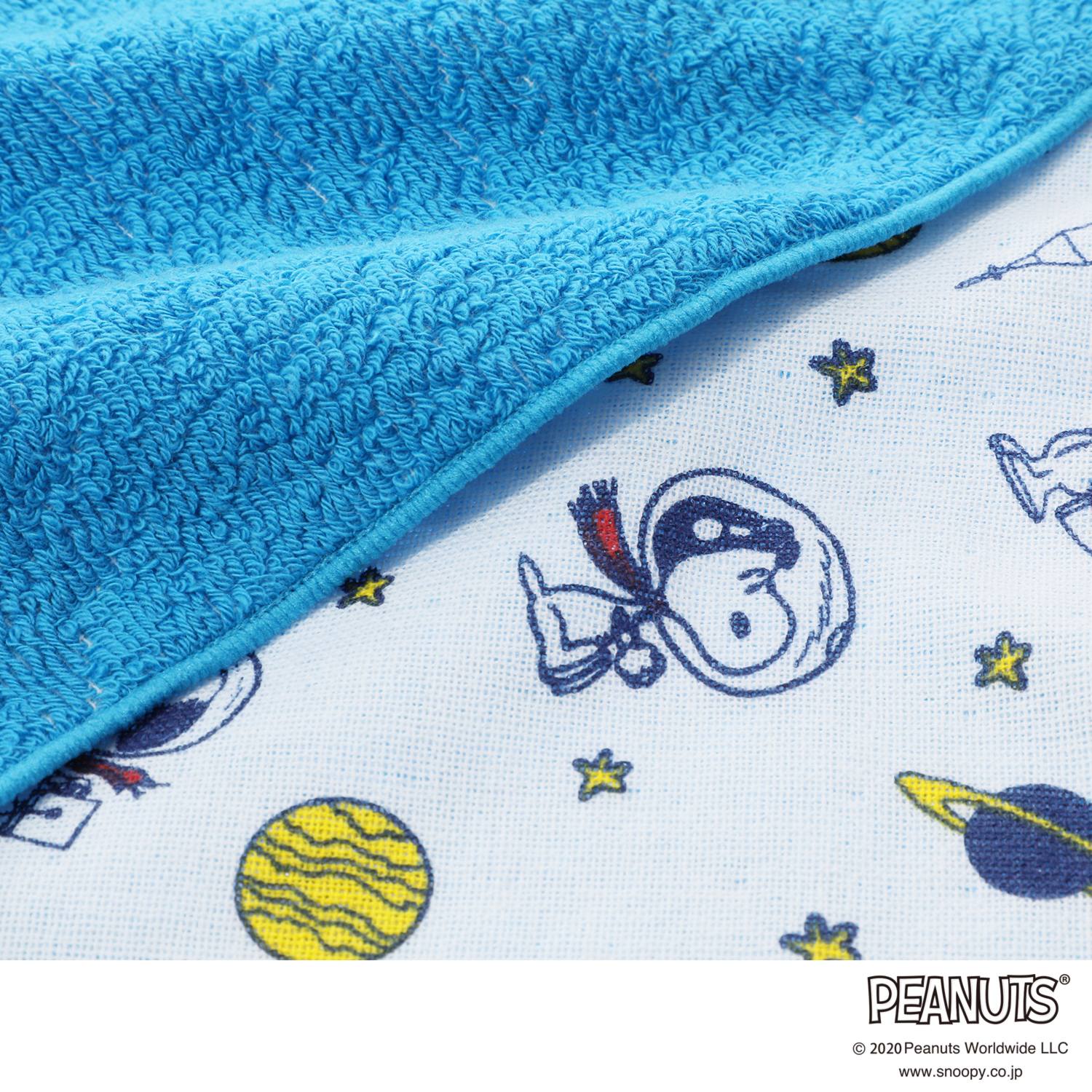 西川 スヌーピー “アストロノーツ” コットンタオル４枚セット