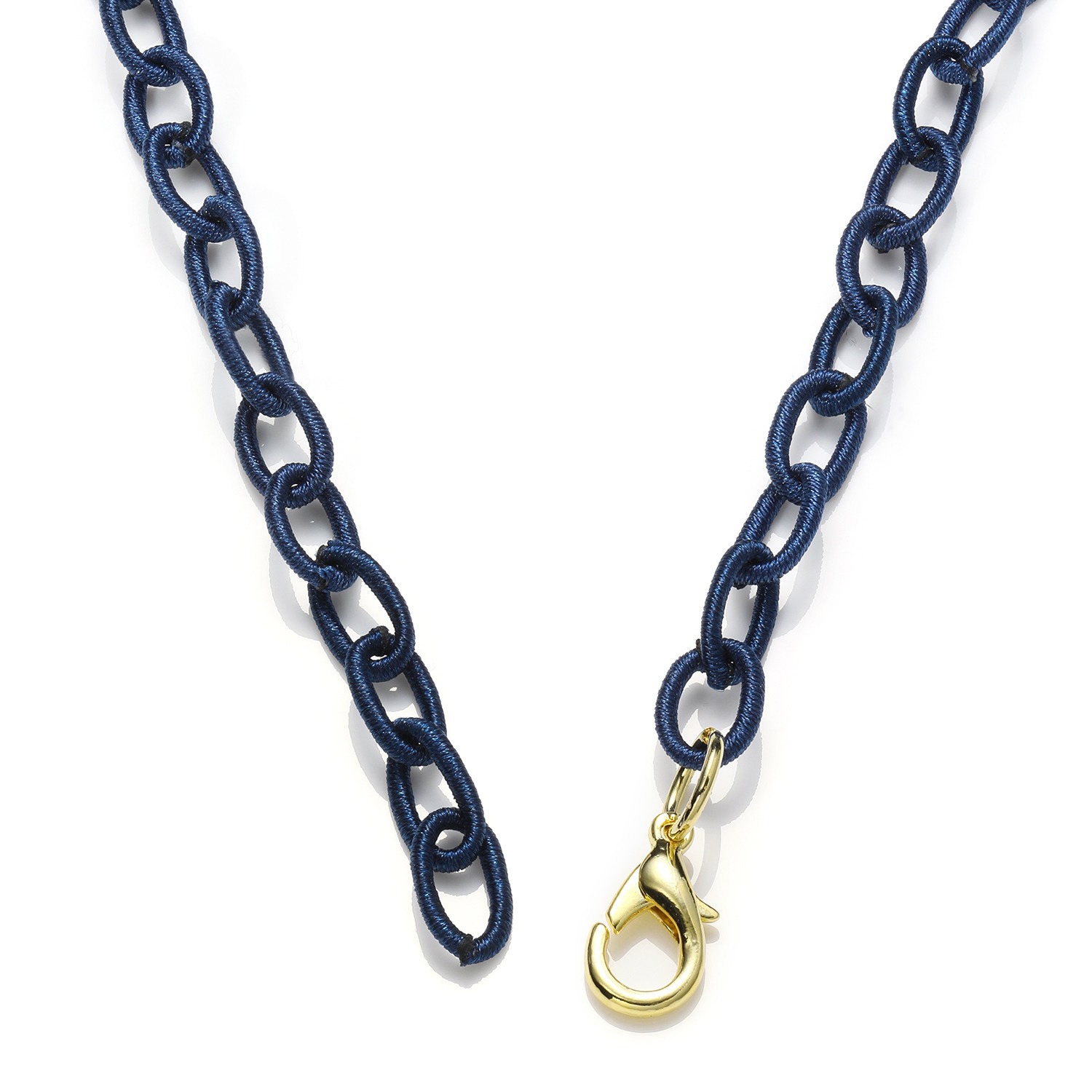 マイクローバー ラピスラズリ＆タイガーアイ＆スモーキークォーツ ロングネックレス 〜目標達成・金運〜