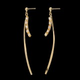 グラツィオーソ　１８Ｋ ハート＆キューピッド ダイヤモンド ダブルライン スウィ…