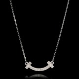 １８Ｋ　ダイヤモンド スマイルモティーフ ネックレス