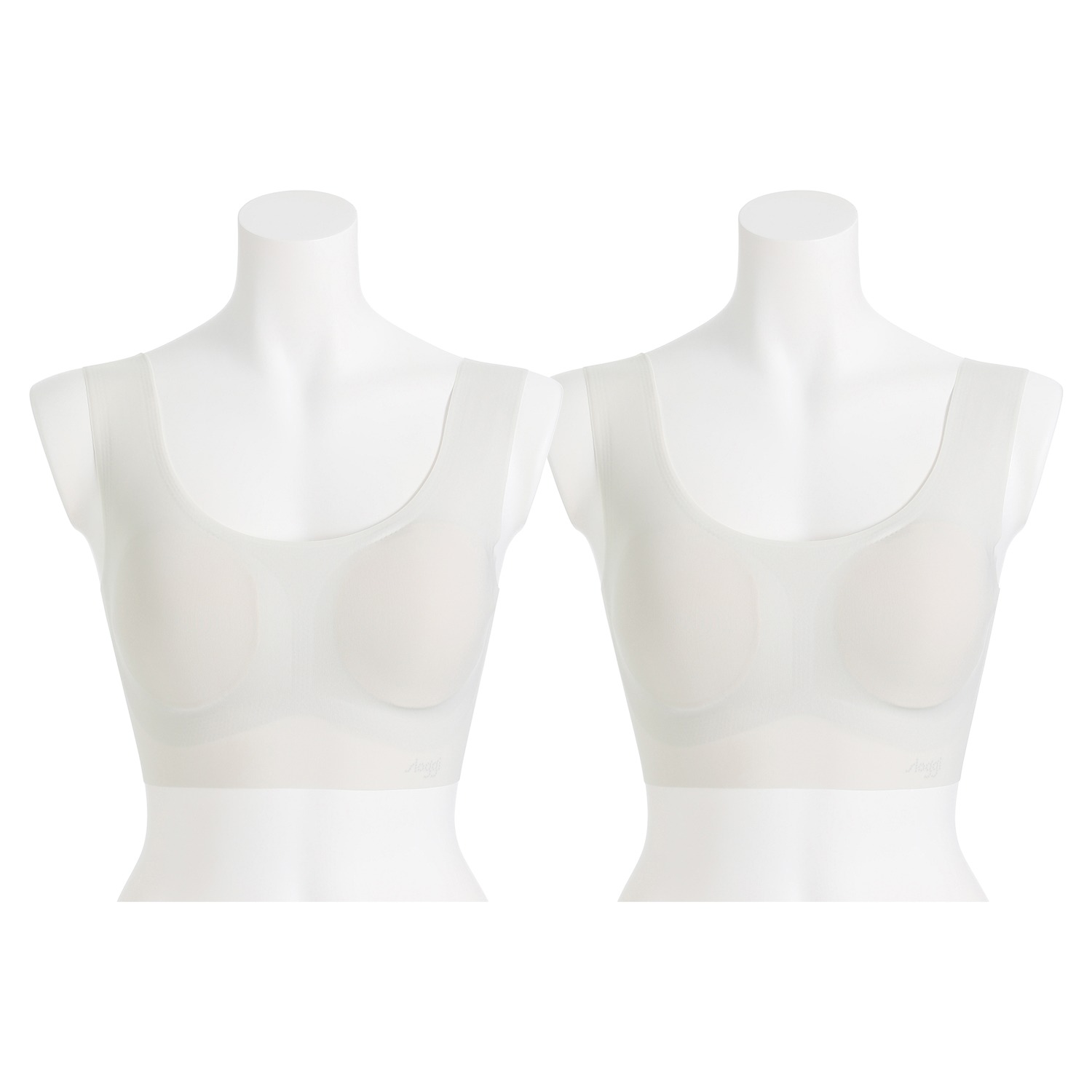 スロギー ベーシックタイプ ハーフトップブラジャー ２枚セット