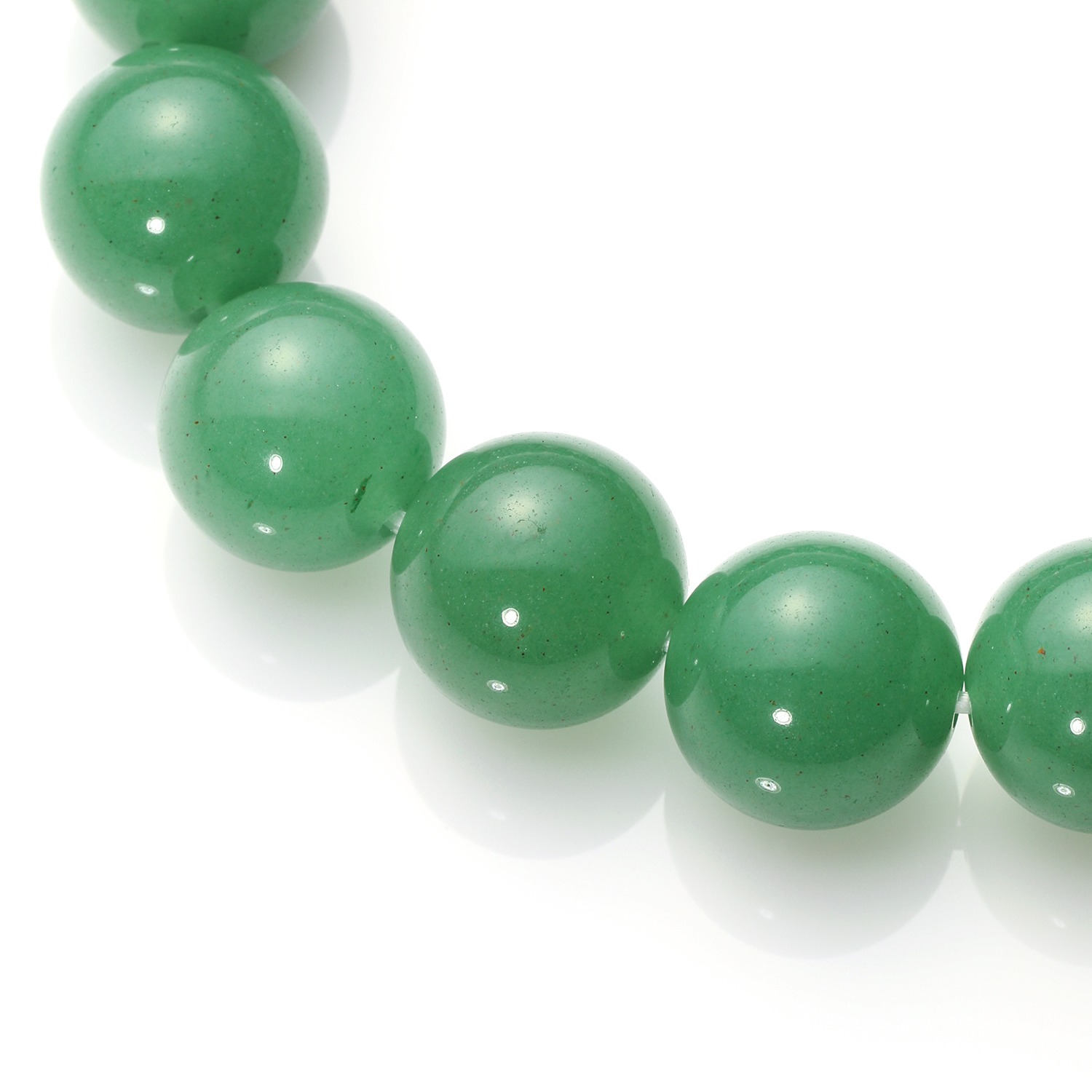 エンプレスジュエリー アベンチュリンクォーツ ラウンドビーズ イラスティック ブレスレット