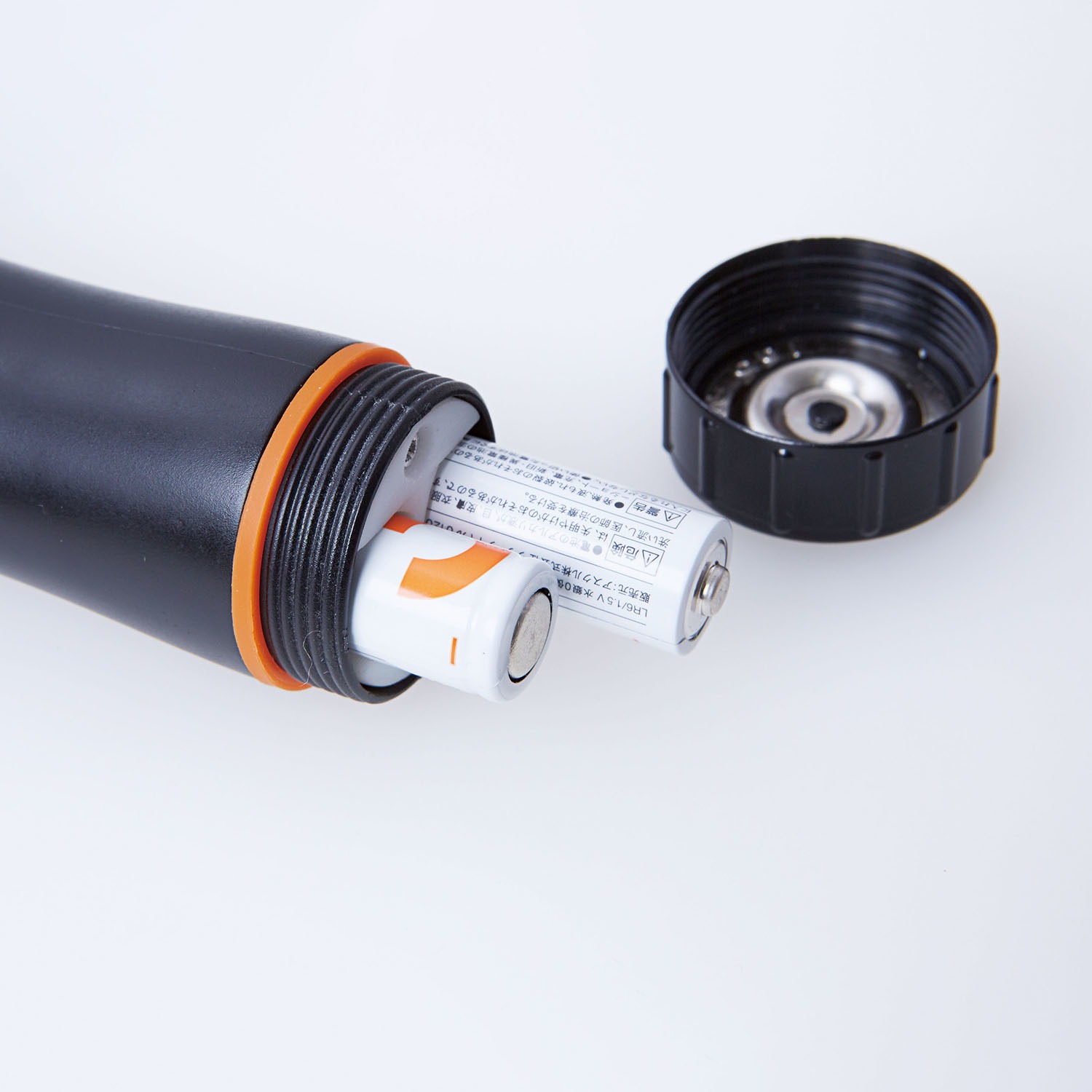 遮光１級 扇風機日傘 “パラファン” ＜ラージネイビー＞ 