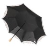 シノワズリーモダン 女優日傘プレミアム 鳳凰刺しゅう かわず張り 晴雨兼用折りたたみ傘