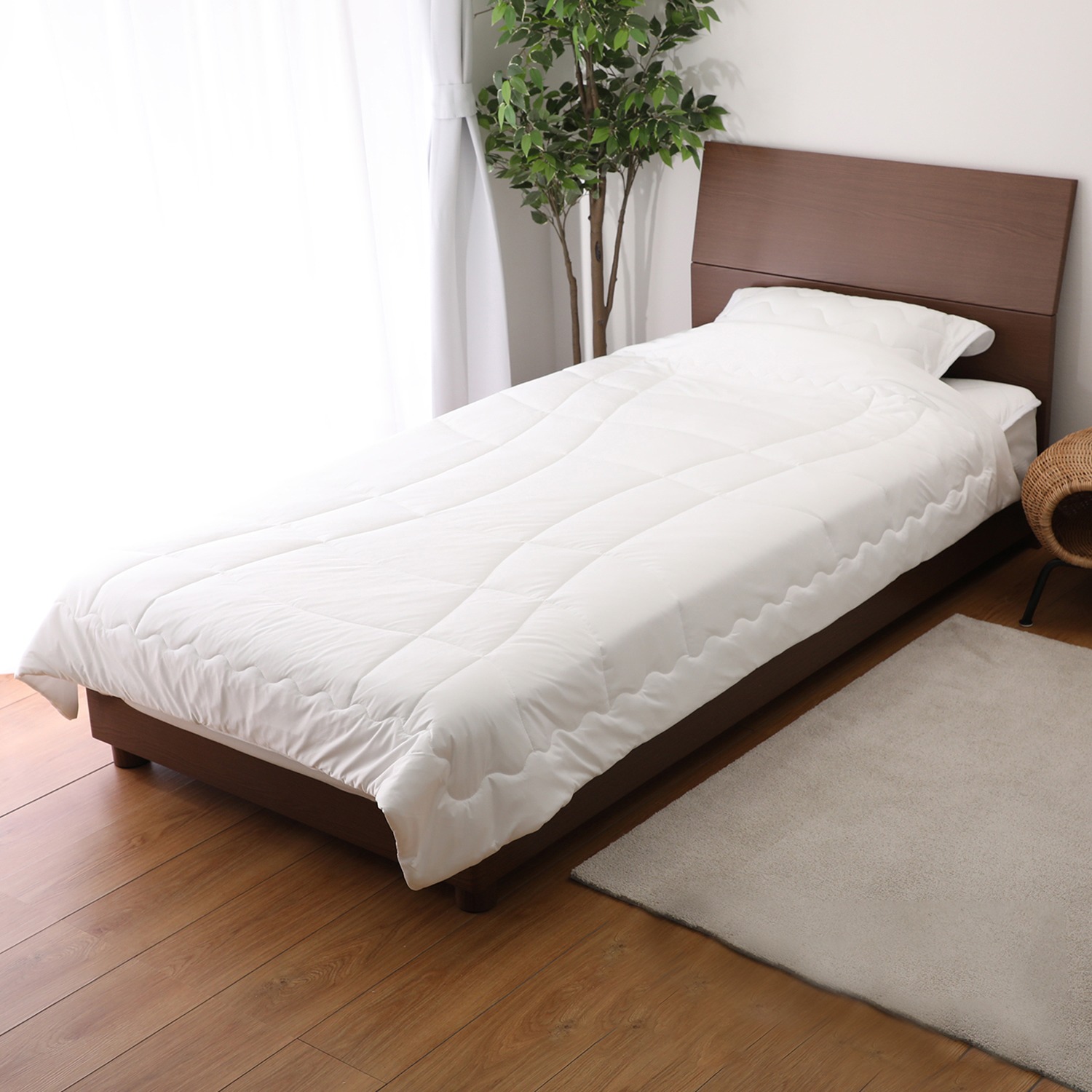 ＜ダブル＞ 西川 洗えて軽量！ ふんわりとろとろ とろケット