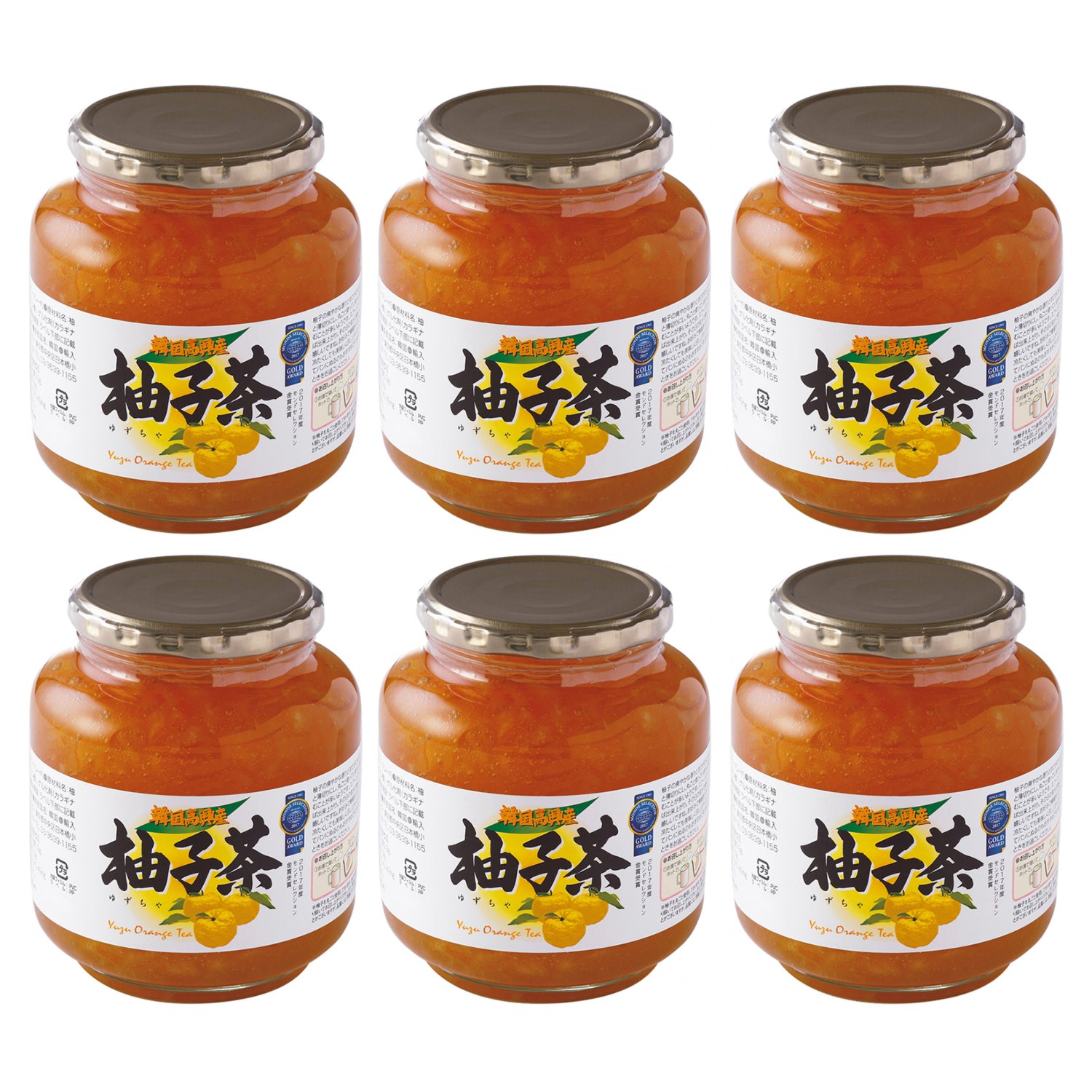 ＜６瓶＞ 韓国高興産 柚子茶