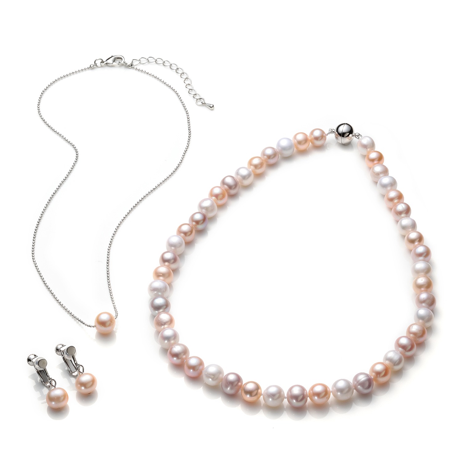 ペレフェリーク 淡水パールジュエリー ３点セット