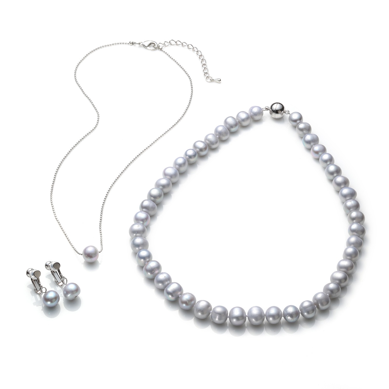 ペレフェリーク 淡水パールジュエリー ３点セット