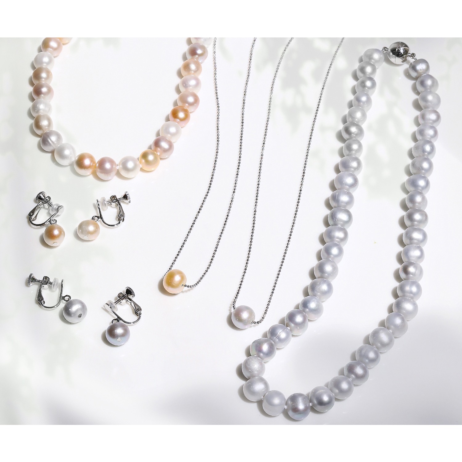 ペレフェリーク 淡水パールジュエリー ３点セット