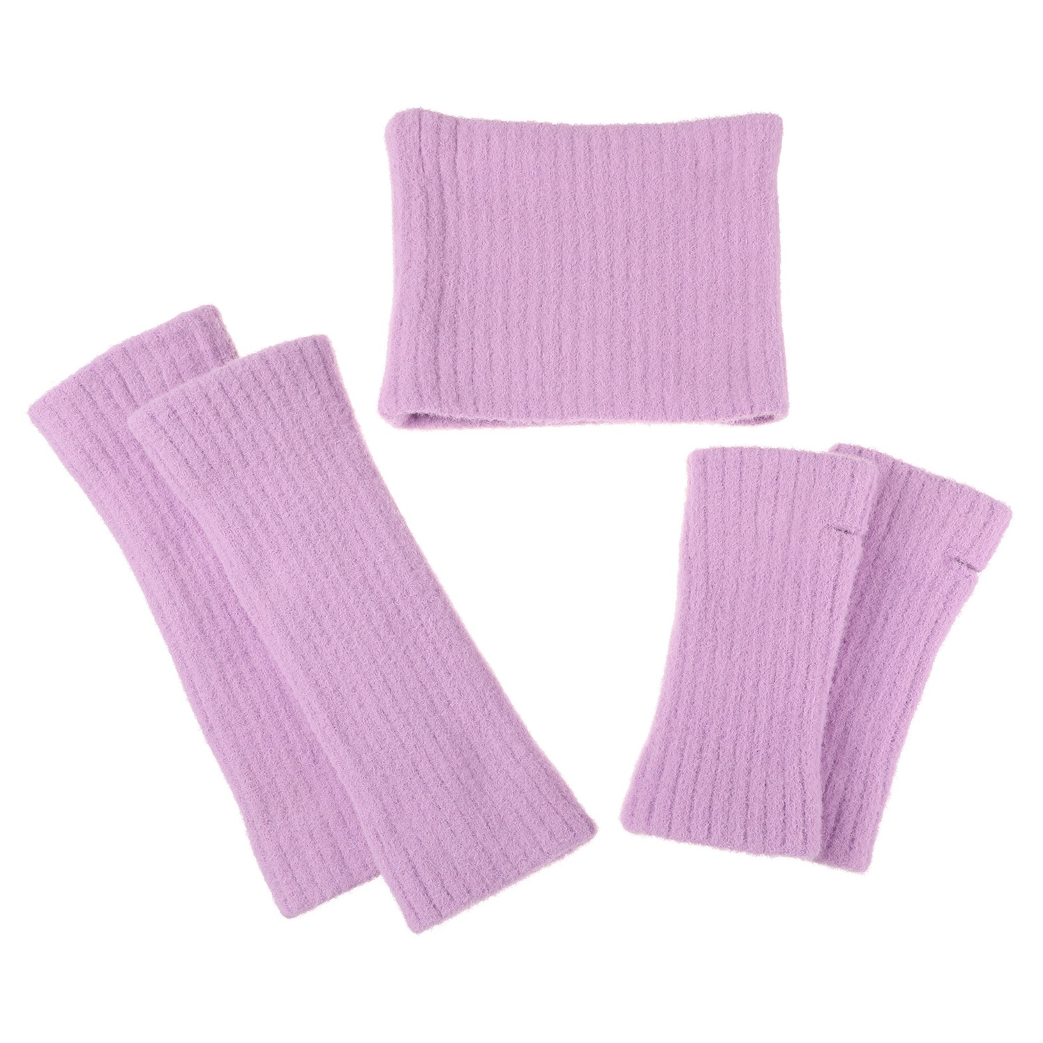 うらぽか シルク混 ３首ウォーマーセット