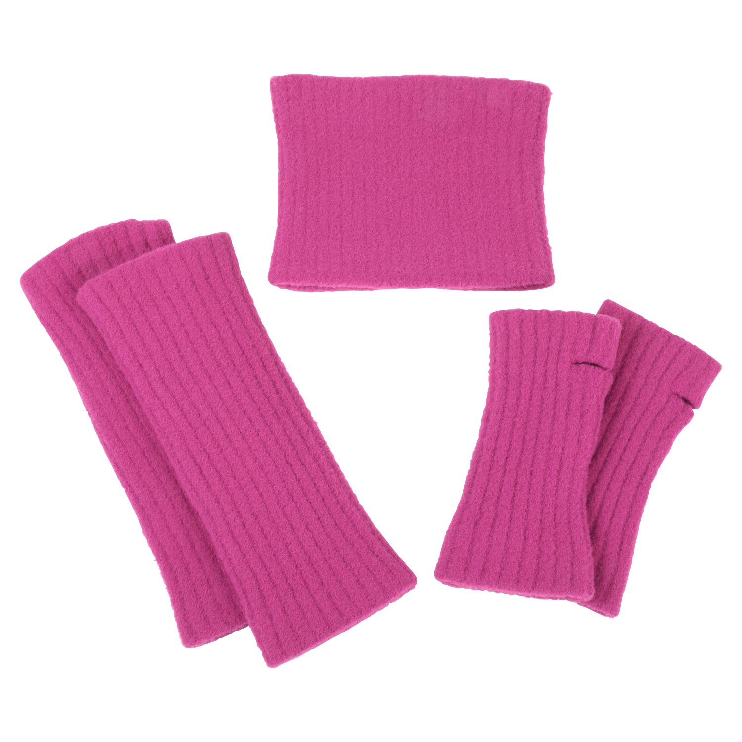 うらぽか シルク混 ３首ウォーマーセット