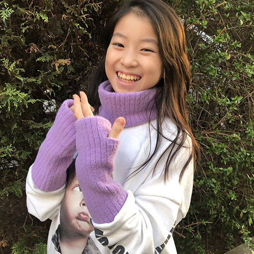 うらぽか シルク混 ３首ウォーマーセット