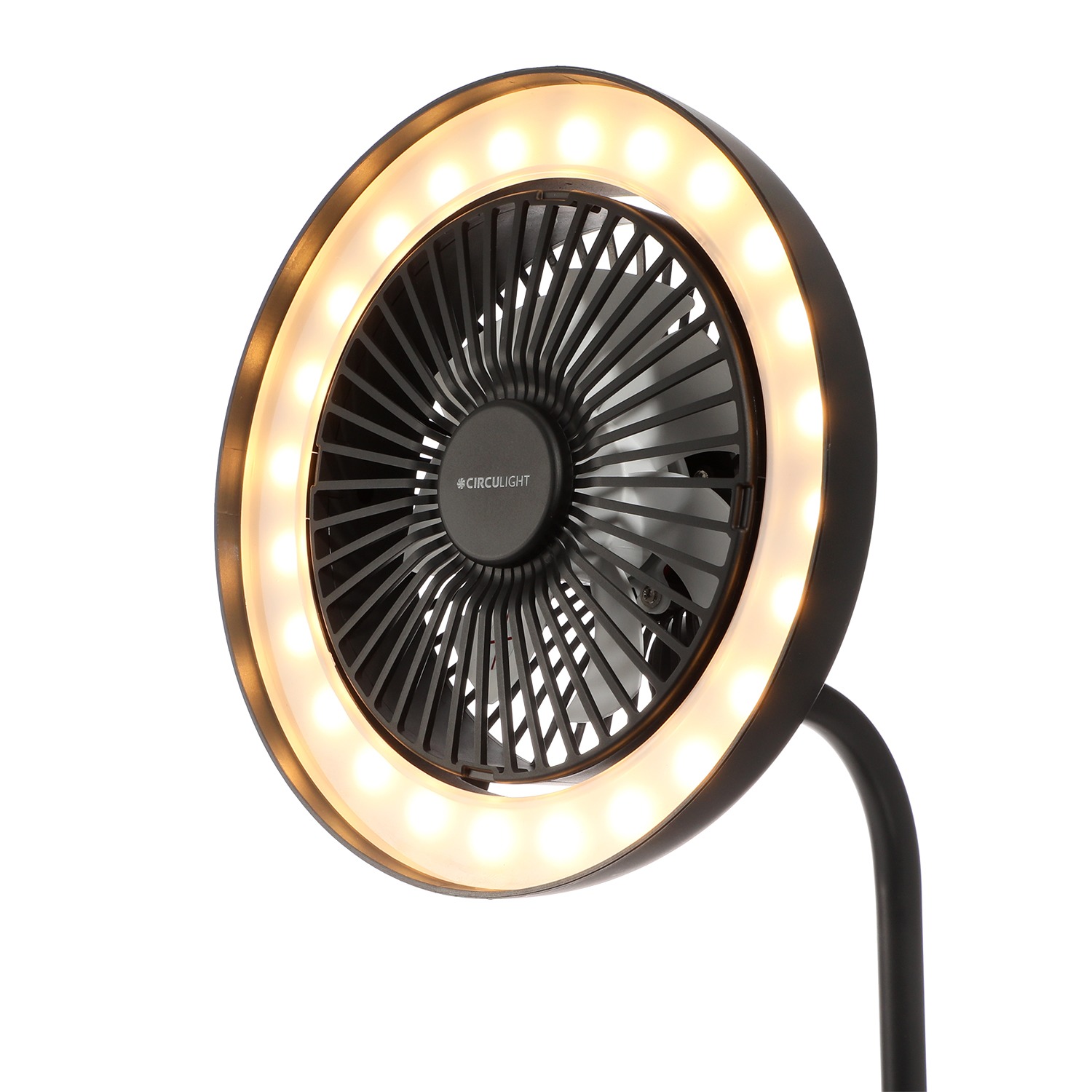 ルミナス ＬＥＤデスクスタンドと扇風機の１台２役！ サーキュライト スタンドモデル