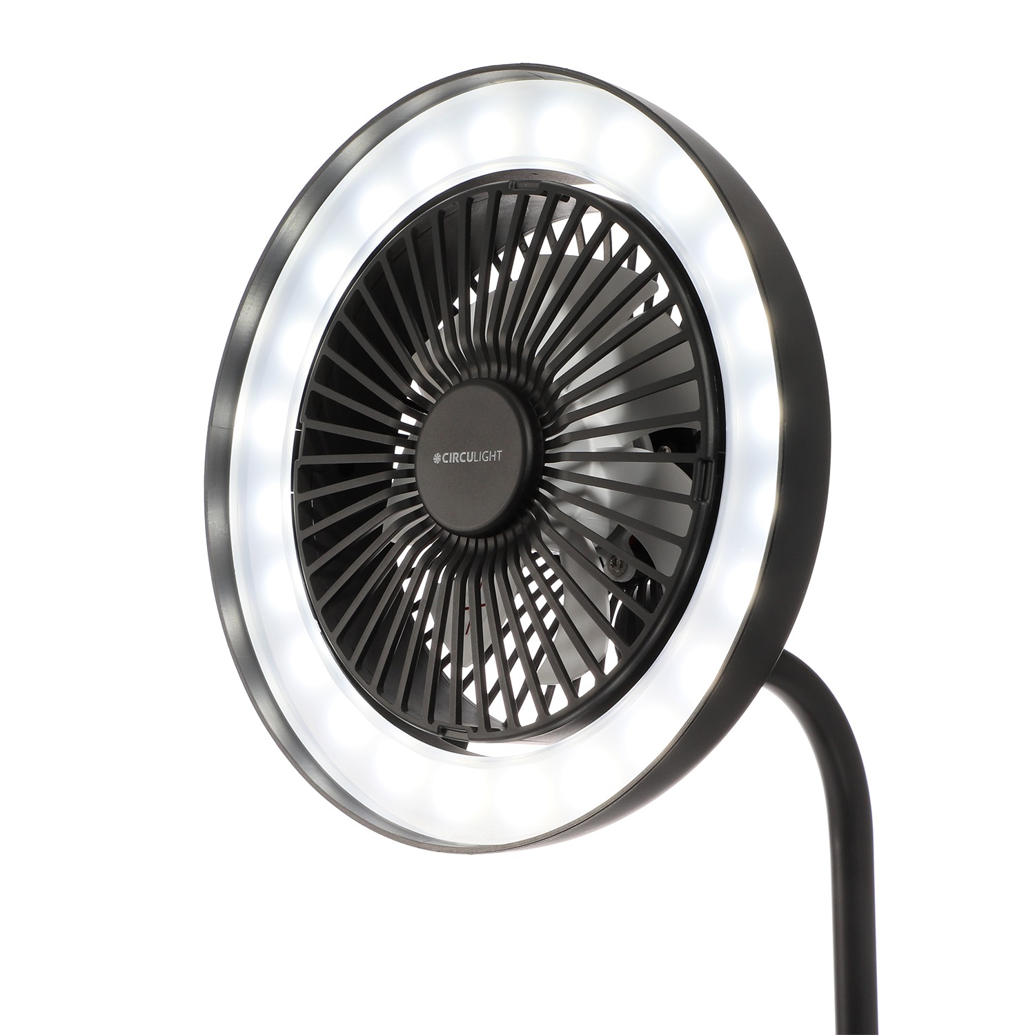 ルミナス ＬＥＤデスクスタンドと扇風機の１台２役！ サーキュライト スタンドモデル