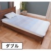 ＜ダブル＞ 西川 さらっとさわやか洗える ２重コットンガーゼ ポコポコ敷きパッド 