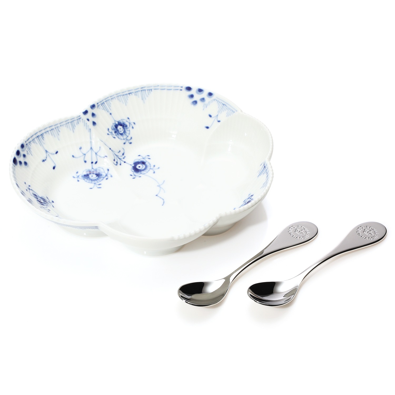 ロイヤル　コペンハーゲン ブルーエレメンツ ディッシュ スプーン付セット
