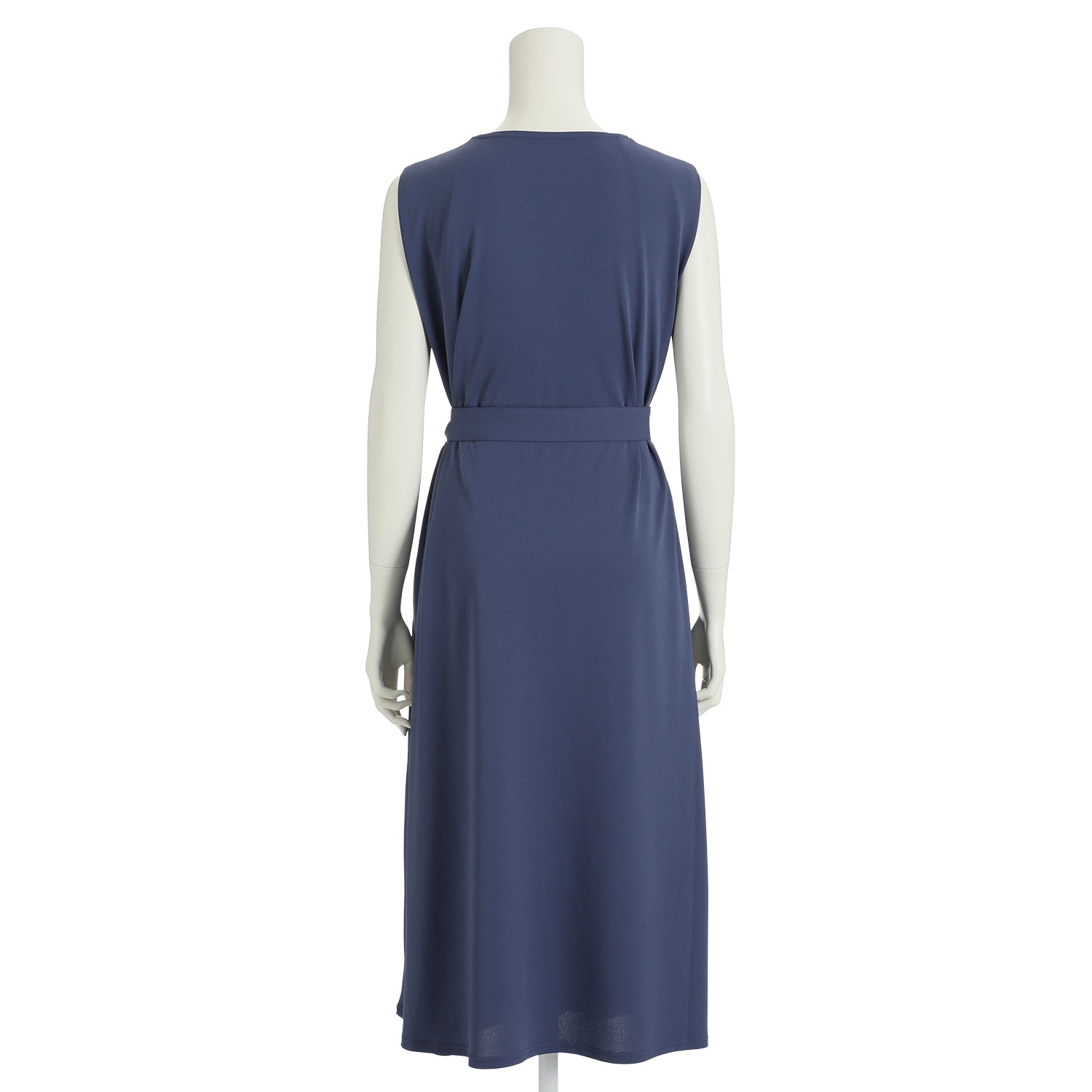 アンリック オー ブルー 腕すっきり見せ 共布ベルト付 ノースリーブワンピース ファッション ワンピース ドレス ノースリーブ アンリック オー ブルー 通販 テレビショッピングのショップチャンネル