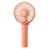 お好みの色を２個選べる！ 手持ちでも卓上でも使える２ウェイ♪　充電式パワフルハンディファン ２個セット
