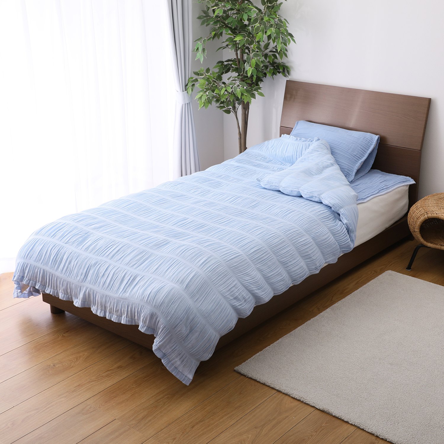 ＜シングル＞ ロマンス小杉 Ａｉｒサラっと ２重ガーゼ掛けカバー 