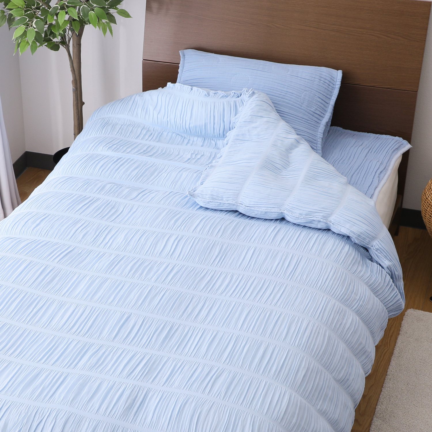 ＜シングル＞ ロマンス小杉 Ａｉｒサラっと ２重ガーゼ掛けカバー 