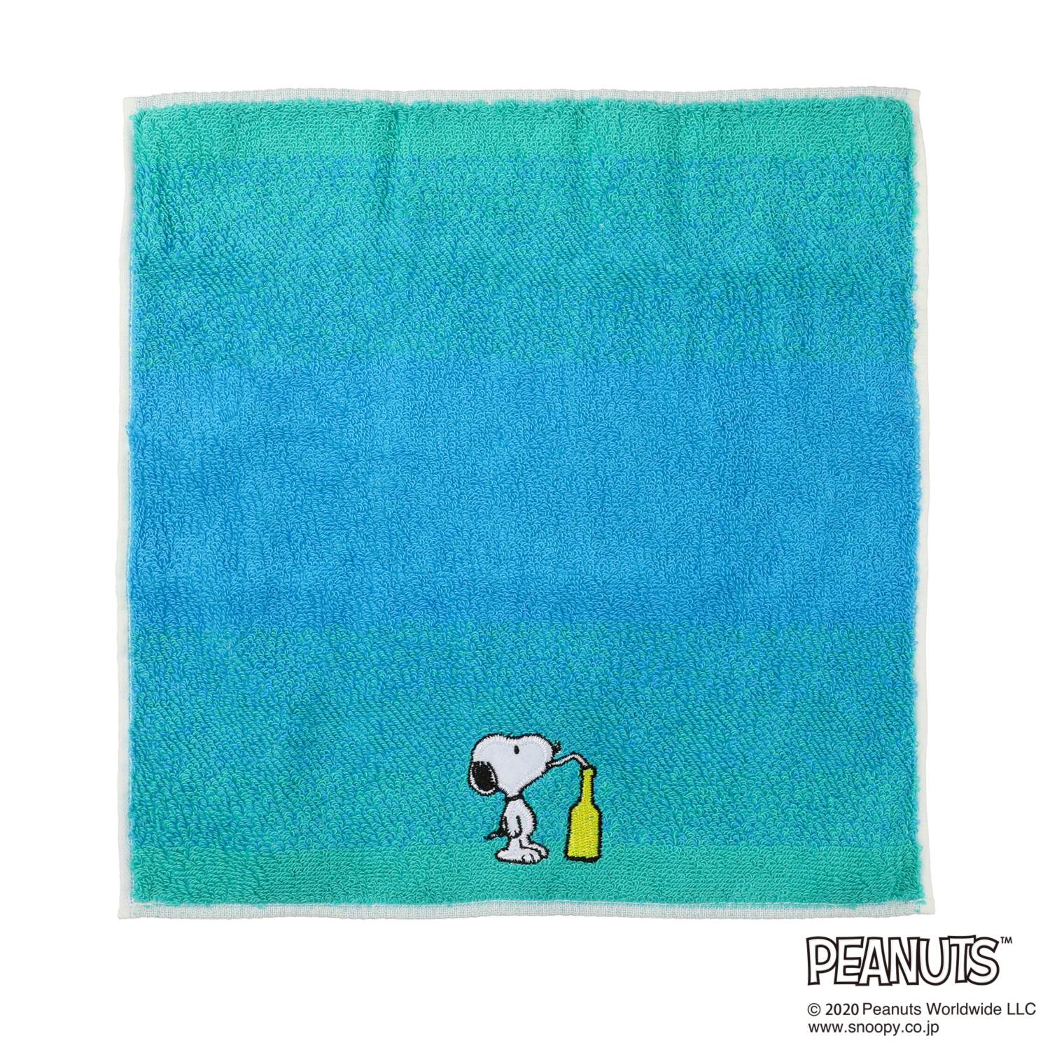 西川 スヌーピー トロピカル コットンミニタオル ５枚セット
