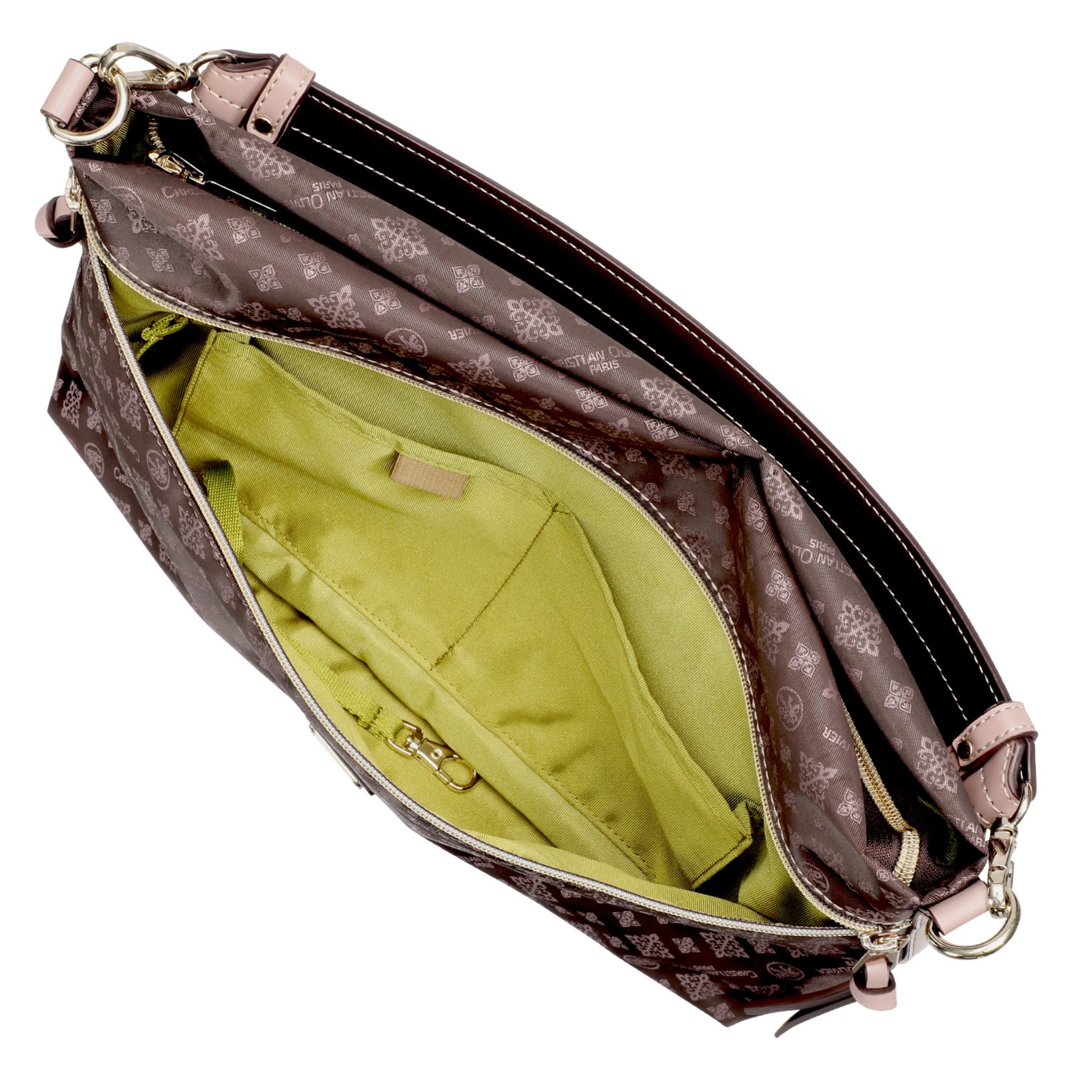 クリスチャン　オリビエ はっ水ジャガード ２ウェイ ワンハンドルバッグ