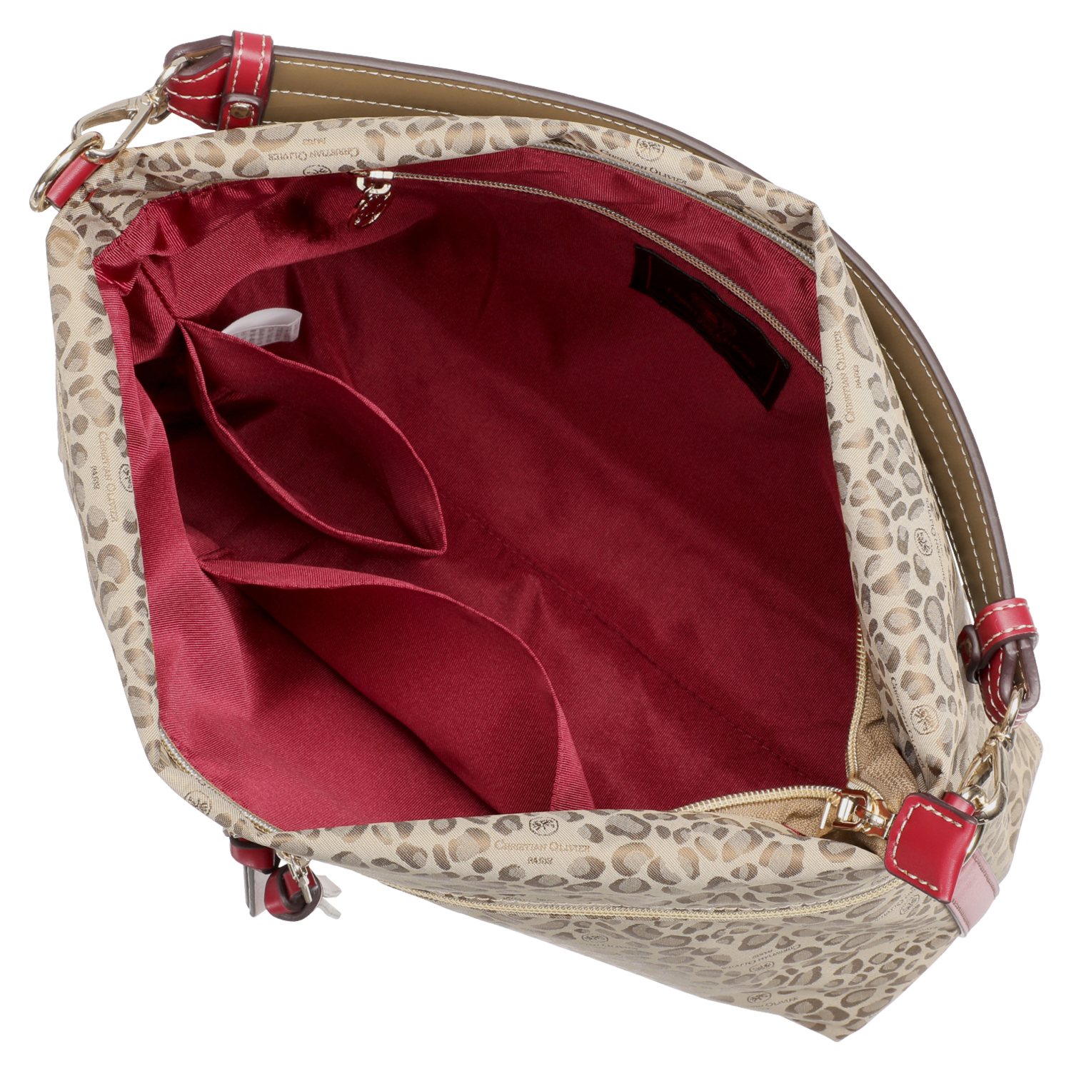 クリスチャン　オリビエ はっ水ジャガード ２ウェイ ワンハンドルバッグ