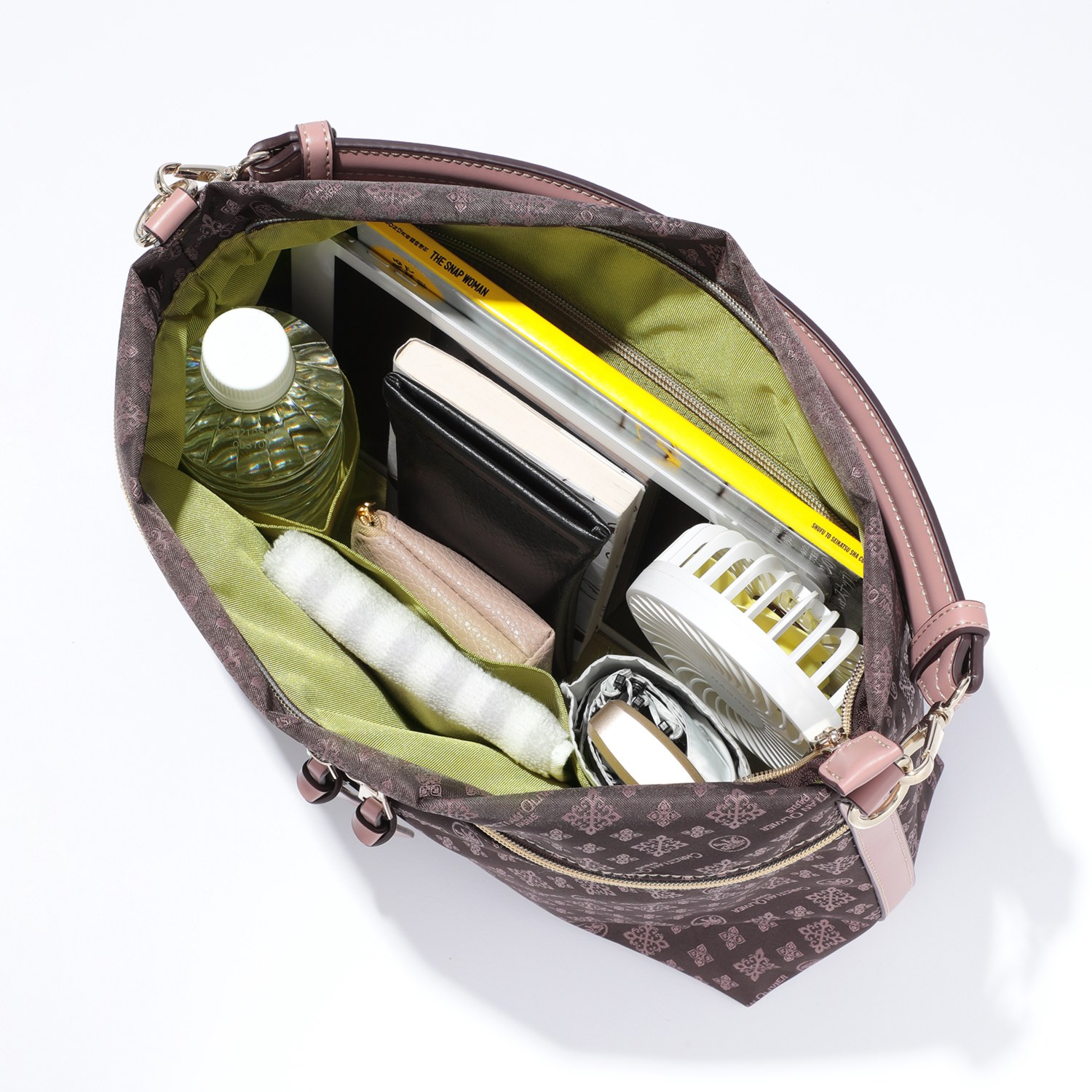 クリスチャン　オリビエ はっ水ジャガード ２ウェイ ワンハンドルバッグ