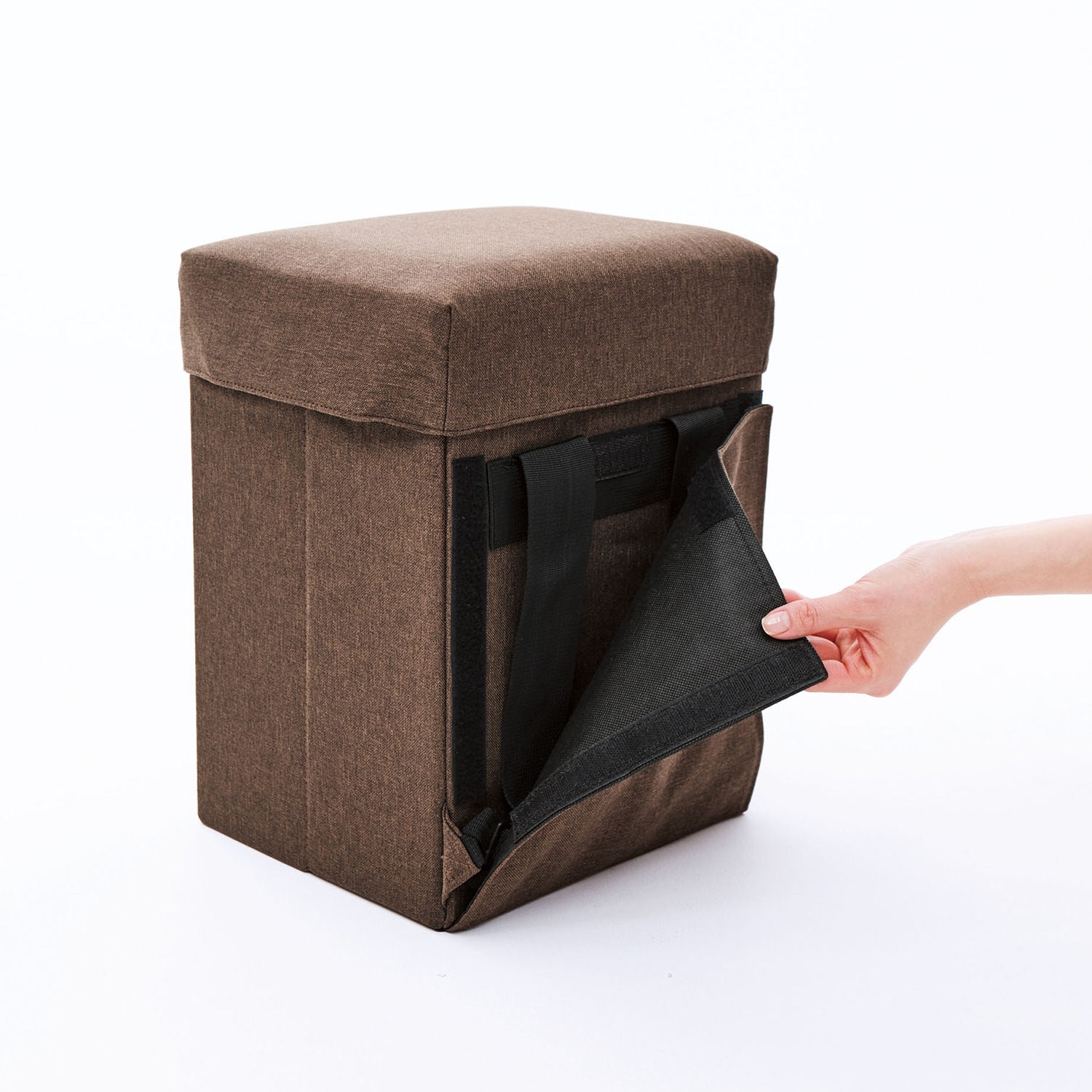 いざという時に すぐに持ち出せる！ 防災リュックになる 玄関チェアセット