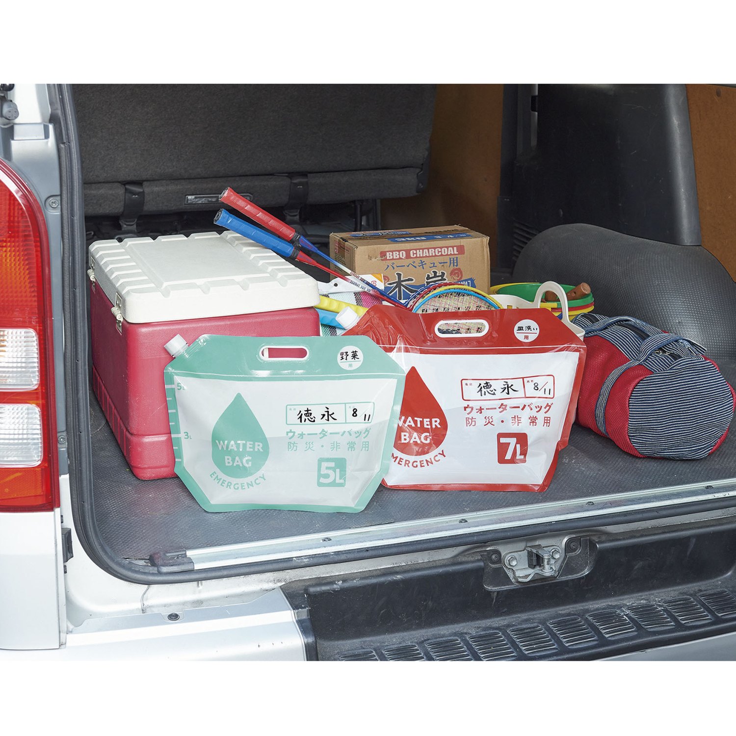 いざという時に すぐに持ち出せる！ 防災リュックになる 玄関チェアセット