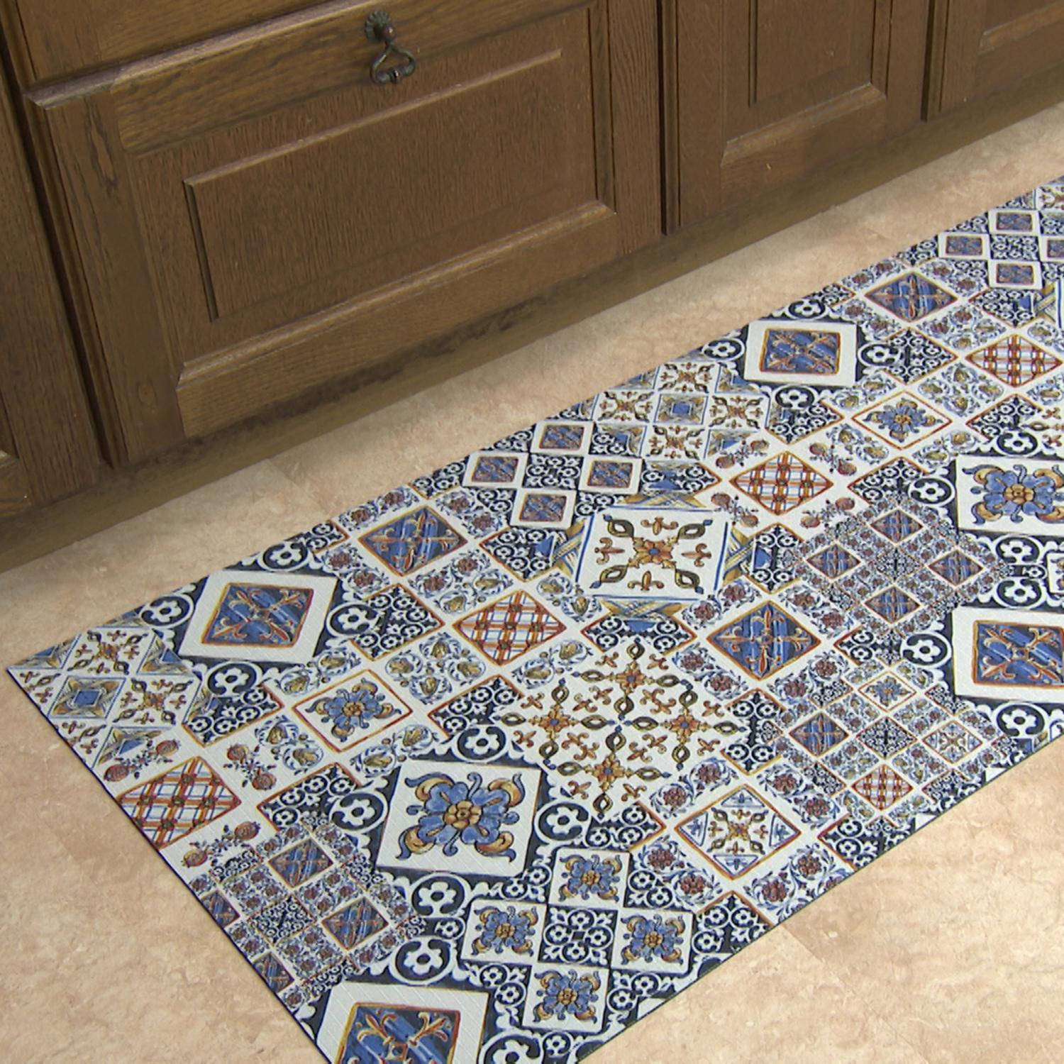 ＜５２×２００ｃｍ＞ イタリア製 ヨーロピアン インテリアマット