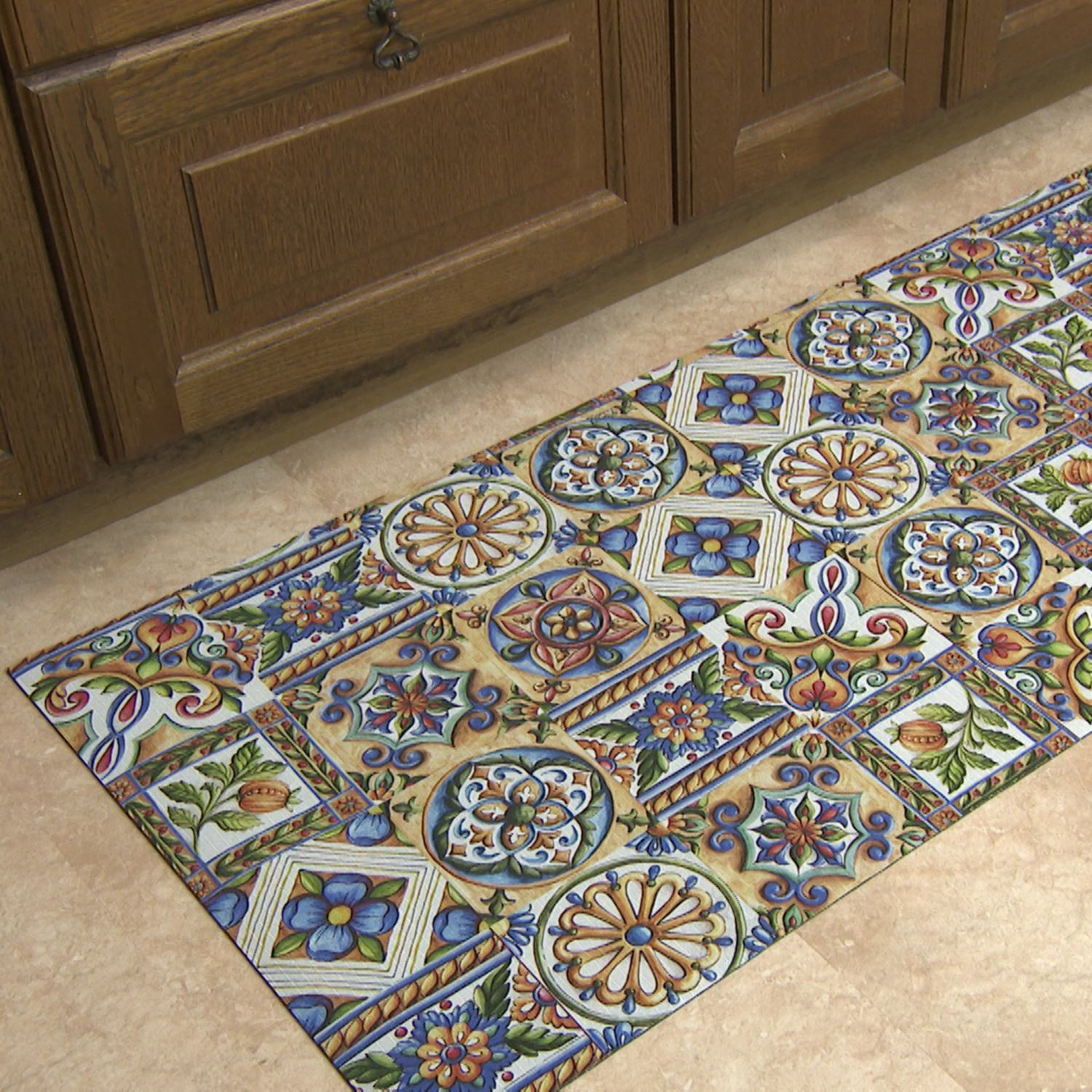 ＜５２×２００ｃｍ＞ イタリア製 ヨーロピアン インテリアマット