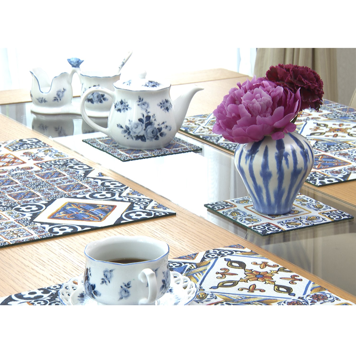 ＜５２×２００ｃｍ＞ イタリア製 ヨーロピアン インテリアマット