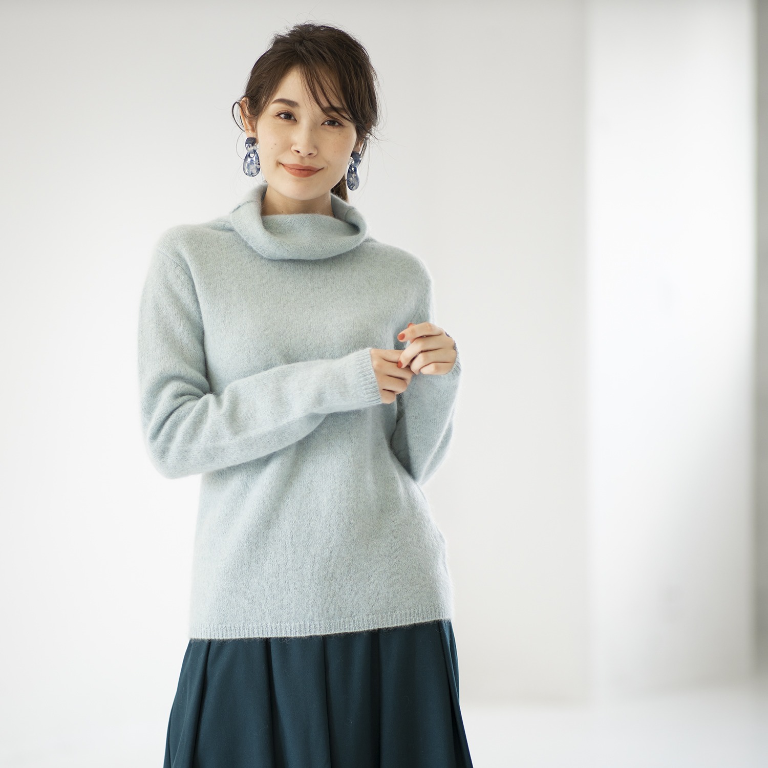 コフレ ラフィーネ ヤク ボトルネックプルオーバー ファッション ニット セーター コフレ ラフィーネ 通販 テレビショッピングのショップチャンネル