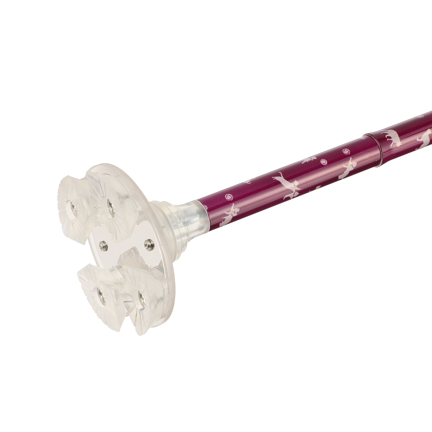 立ち座りラクラク！ 補助ハンドル付 室内用おたすけ杖