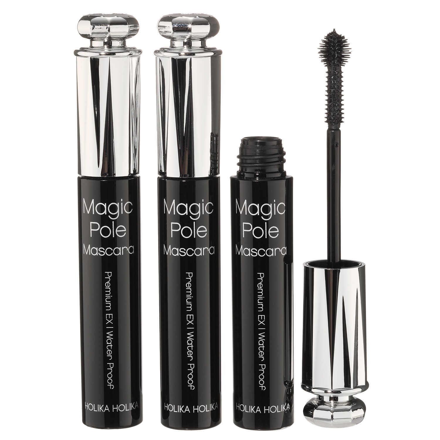 ホリカホリカ ナチュラル仕上げの ボリュームまつ毛！ マジカル　ポール マスカラ　ＷＰ３本セット
